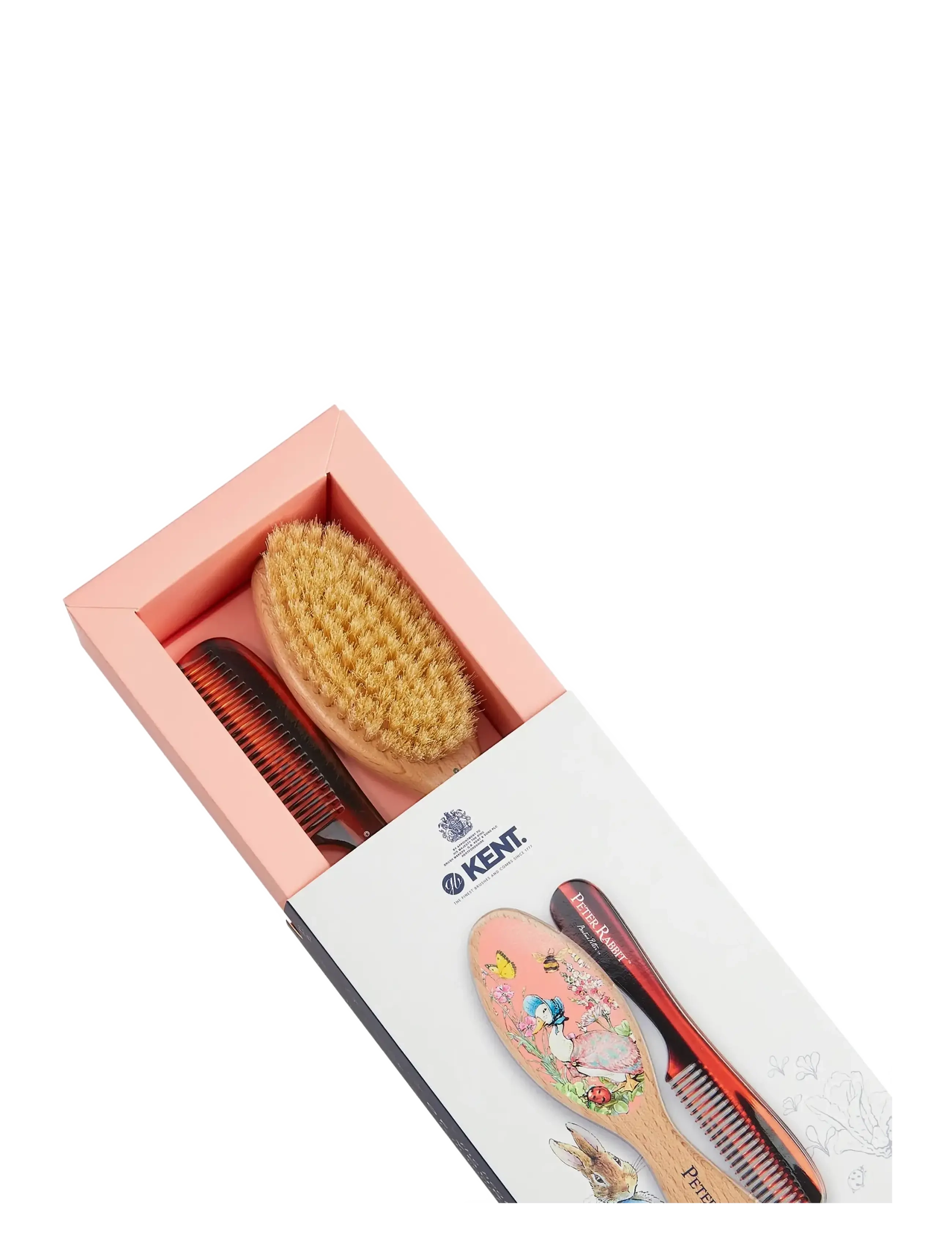 Kent Brushes - Peter Rabbit Baby Hairbrush and Comb - brown - 2