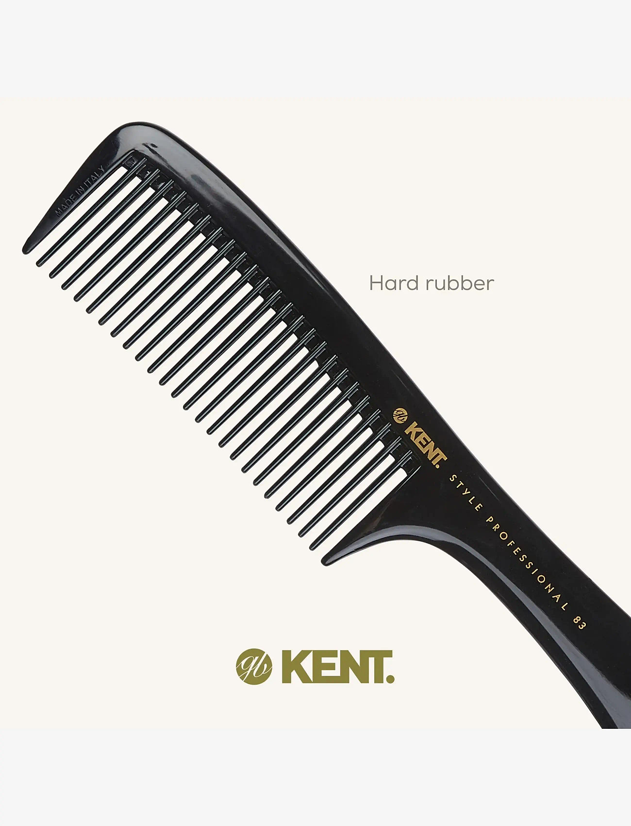 Kent Brushes - Style Professional Rake Comb - kammar - black - 1