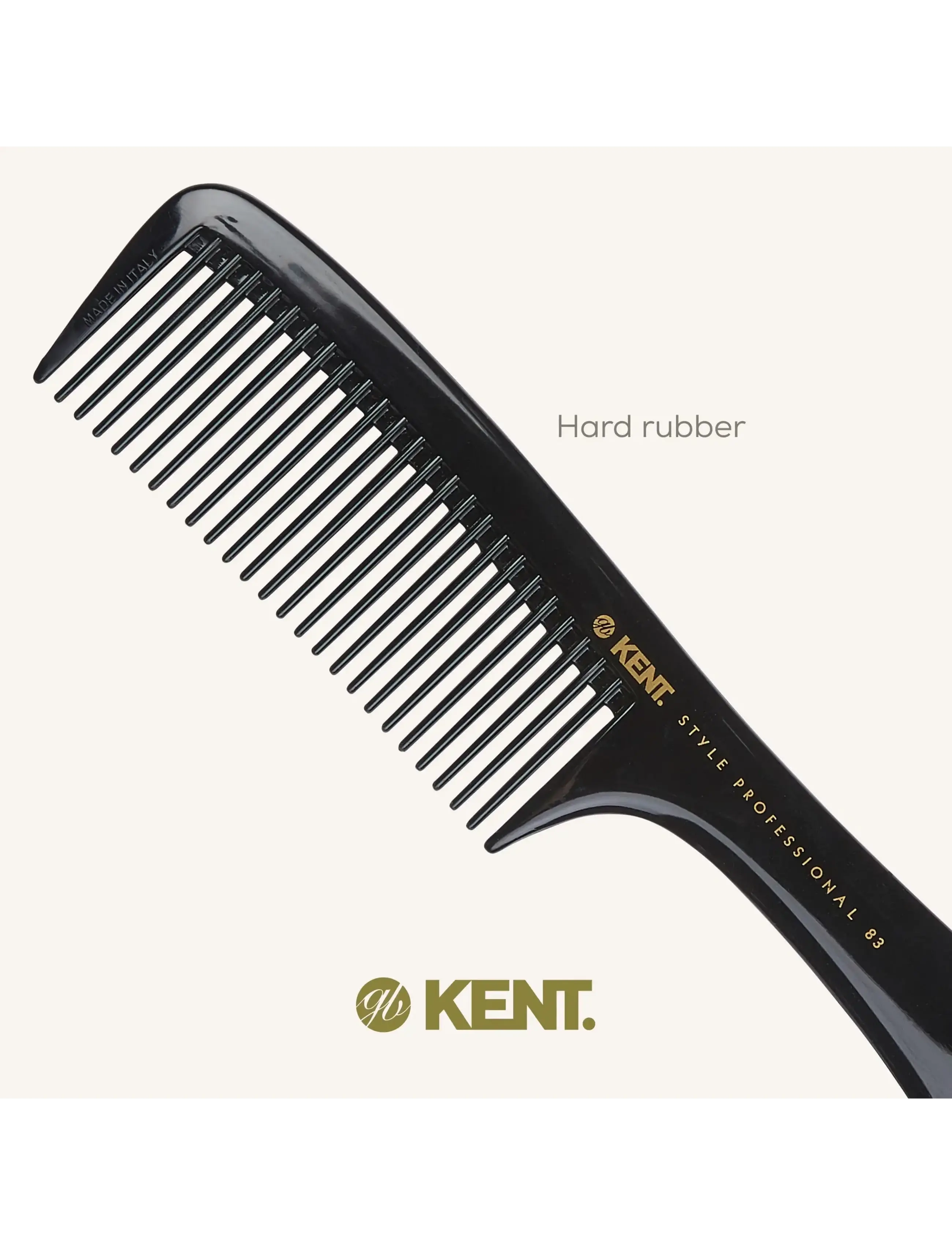 Kent Brushes - Style Professional Rake Comb - kamme - black - 1