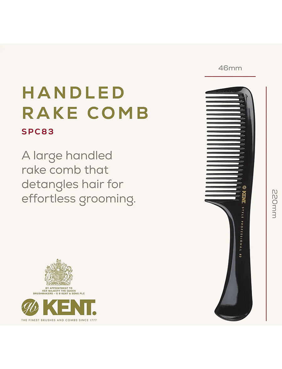 Kent Brushes - Style Professional Rake Comb - kammat - black - 2