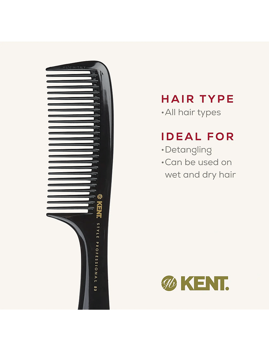Kent Brushes - Style Professional Rake Comb - kammat - black - 4