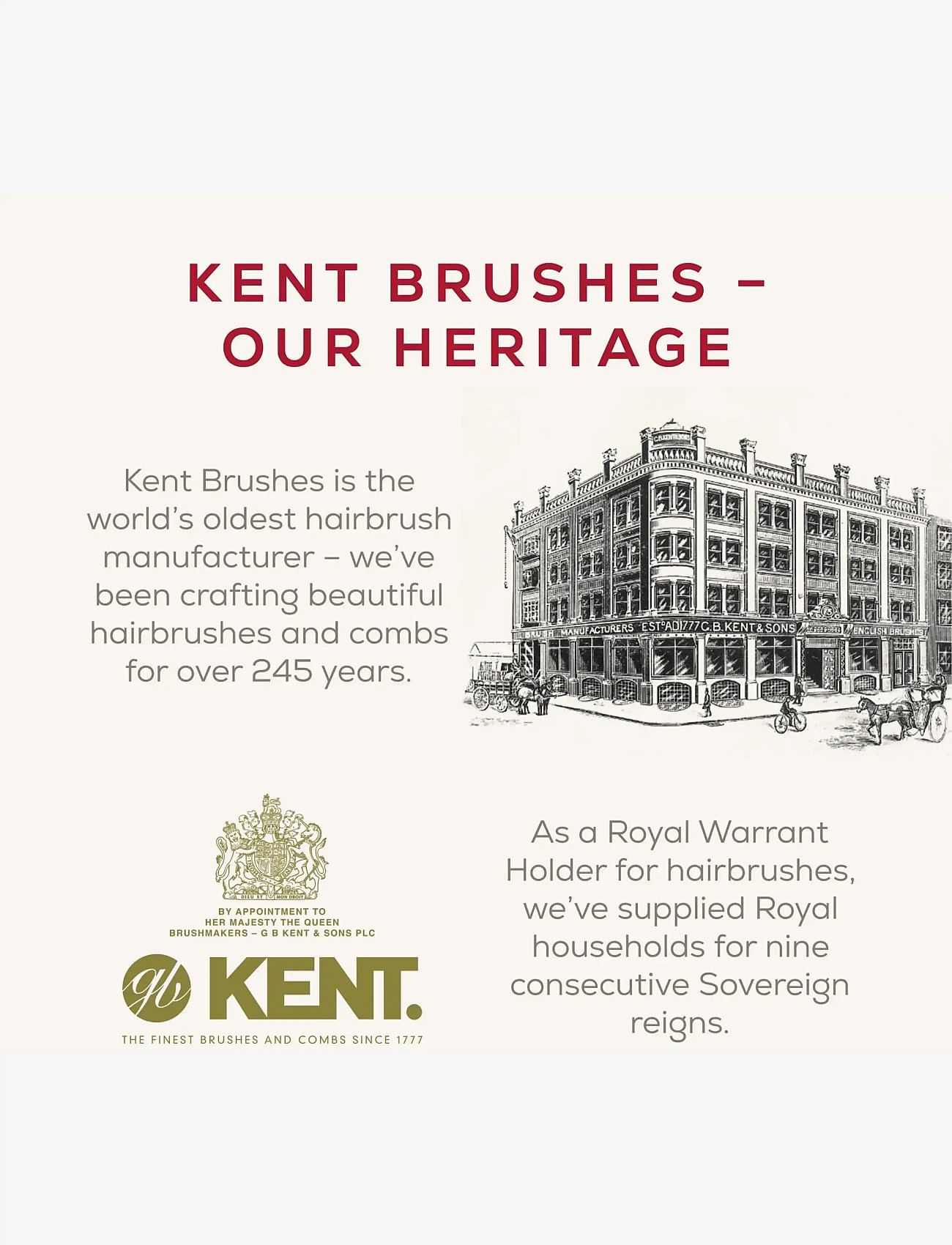 Kent Brushes - Style Professional Rake Comb - kammar - black - 5