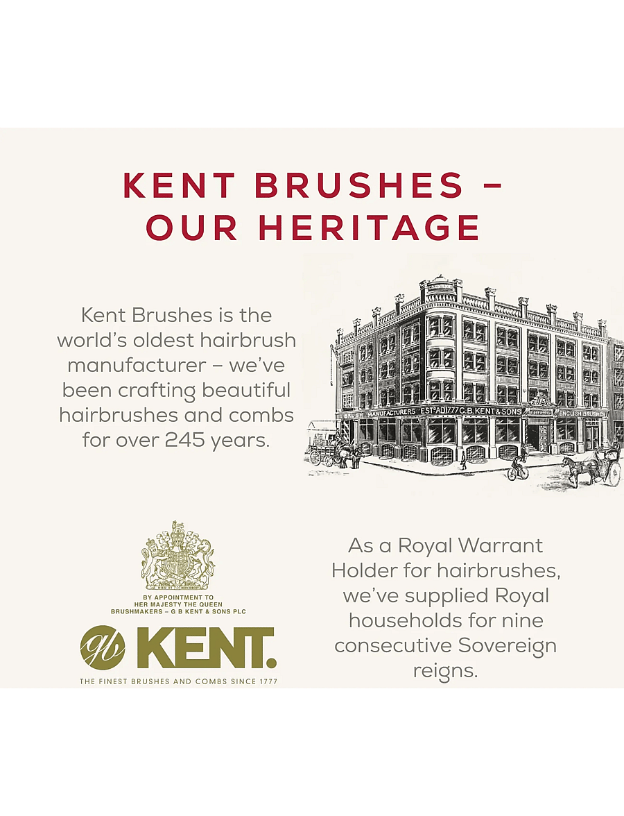 Kent Brushes - Style Professional Rake Comb - kammat - black - 5