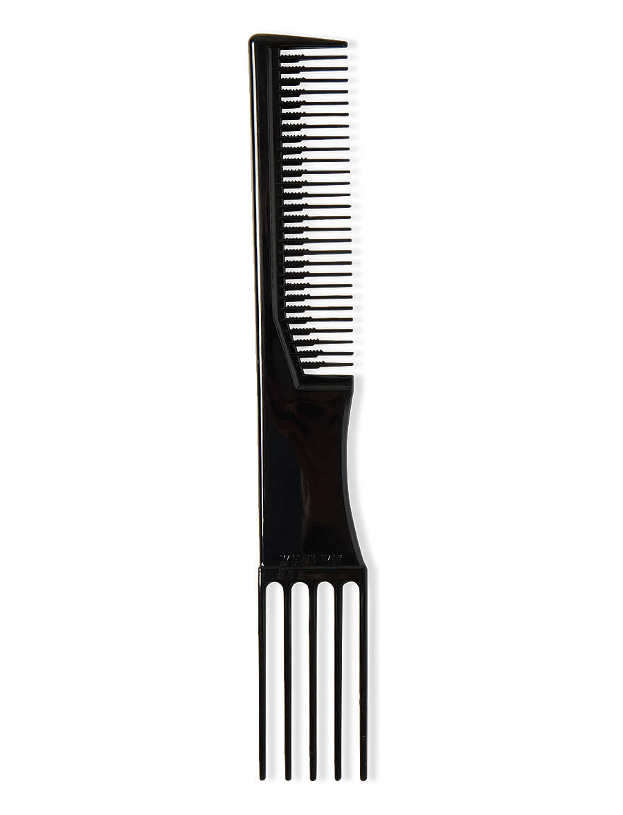 Kent Brushes - Style Professional Styling and Lifting Comb - greiður - black - 1