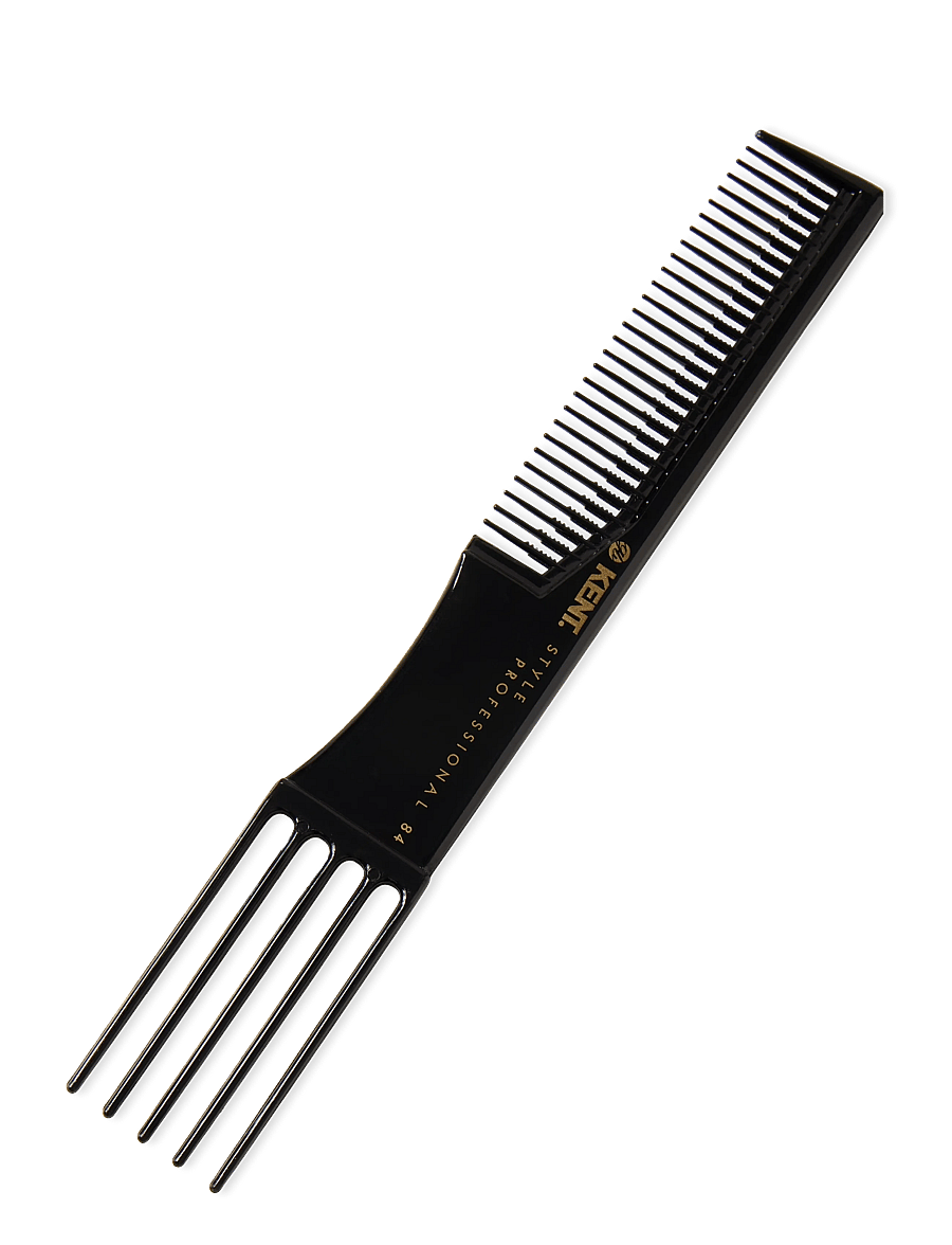 Kent Brushes - Style Professional Styling and Lifting Comb - greiður - black - 2