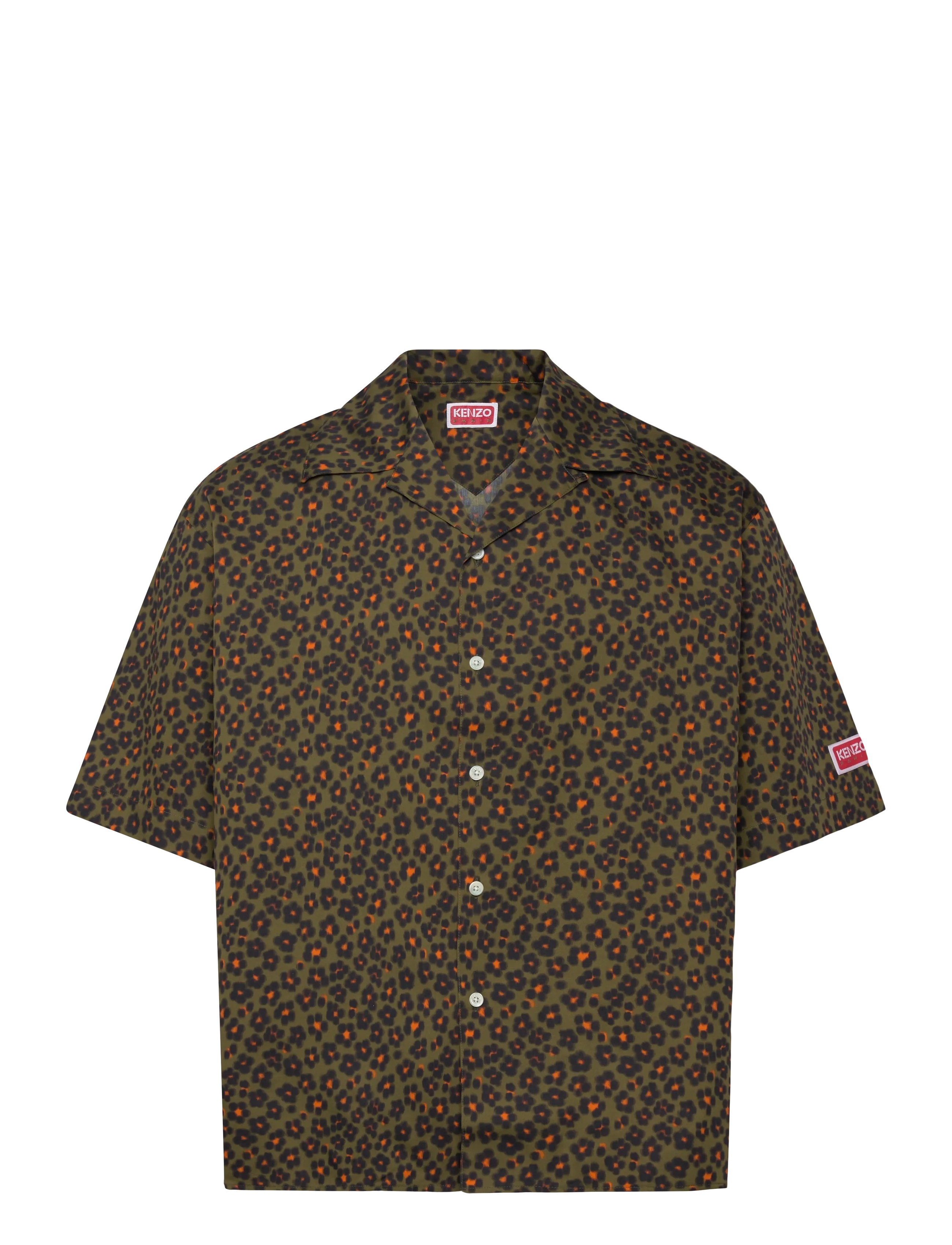 KENZO Chemise Mc Hana Leo Kurz Sleeve Shirt Patterned - XL - Herren