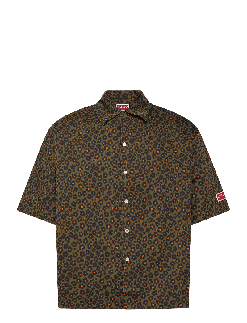 KENZO - Chemise MC HANA LEO SHORT SLEEVE SHIRT - basic-hemden - khaki/ - 1