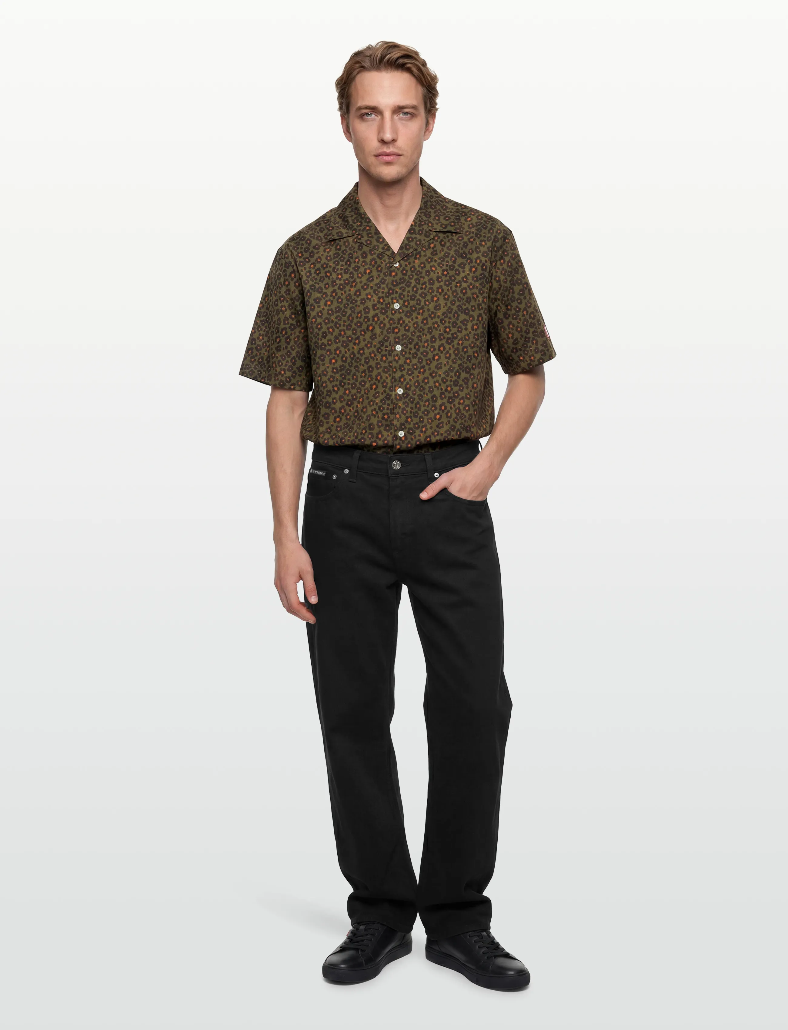 KENZO Chemise Mc Hana Leo Short Sleeve Shirt, L, Shirts, Mehrfarbig/gemustert - Casual Männerswear