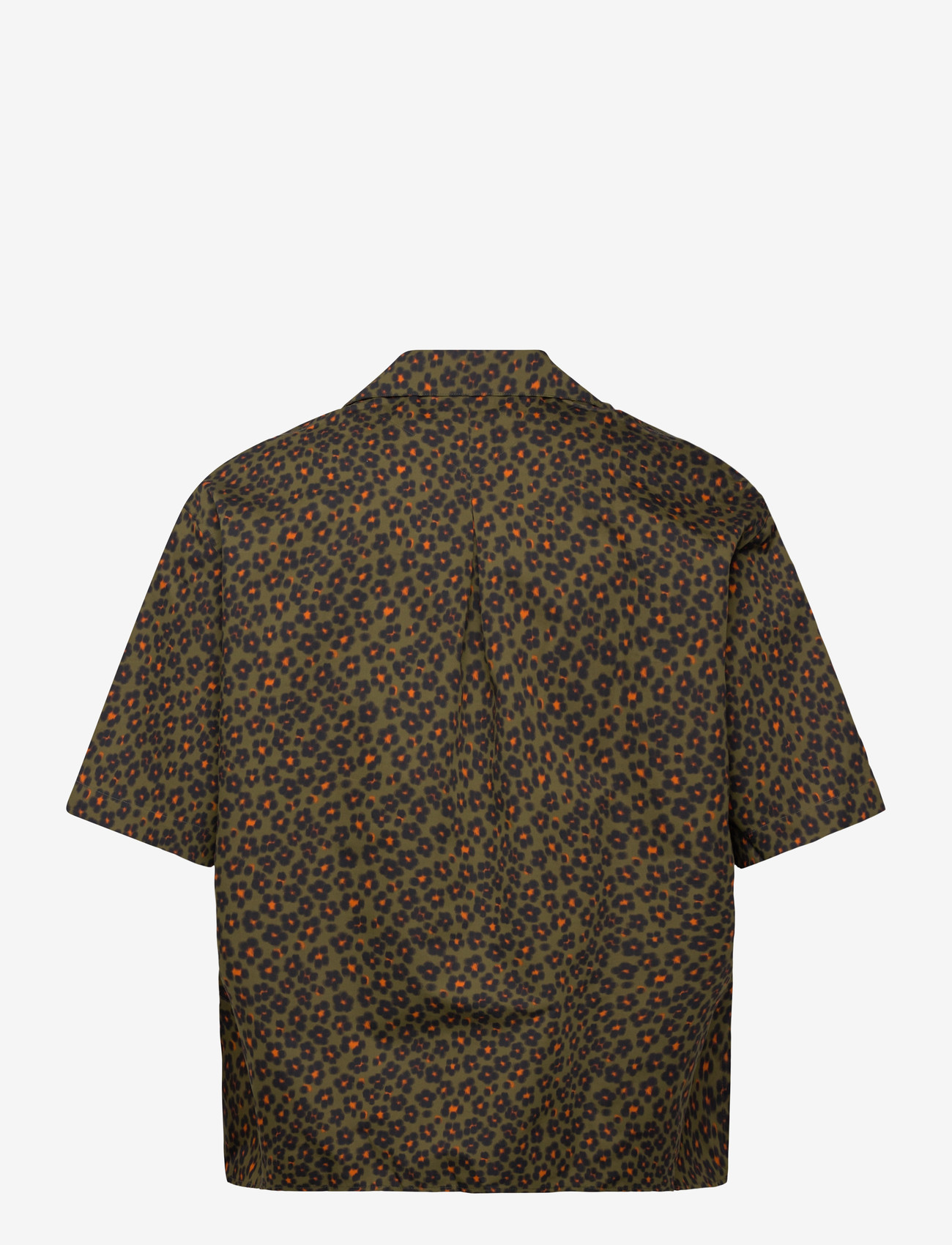KENZO - Chemise MC HANA LEO SHORT SLEEVE SHIRT - mustriga särgid - khaki/ - 2