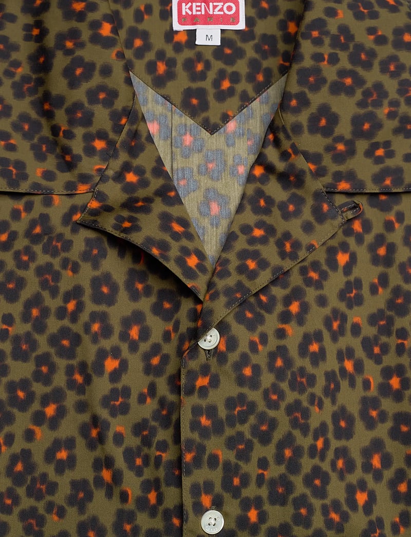 KENZO - Chemise MC HANA LEO SHORT SLEEVE SHIRT - basic-hemden - khaki/ - 3