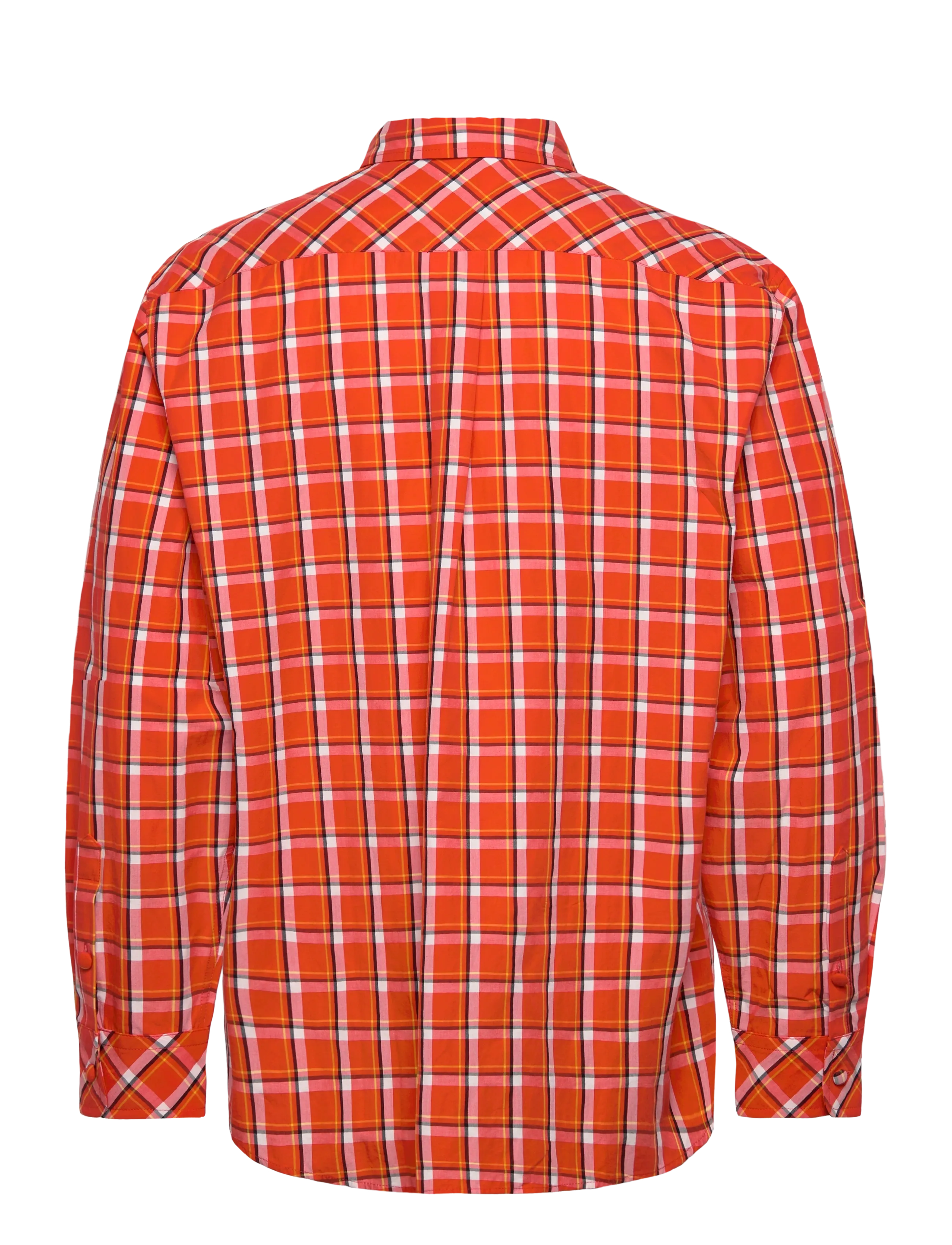 KENZO - Chemise ML CHECK CASUAL SHIRT - tavalised t-särgid - medium red/ - 2