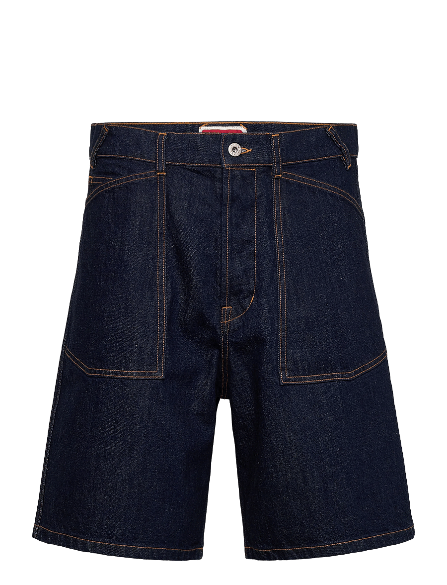 KENZO - Bermuda/short RINSE SAILOR LOOSE FIT DENIM S - lühikesed teksapüksid - rinse blue denim/ - 1