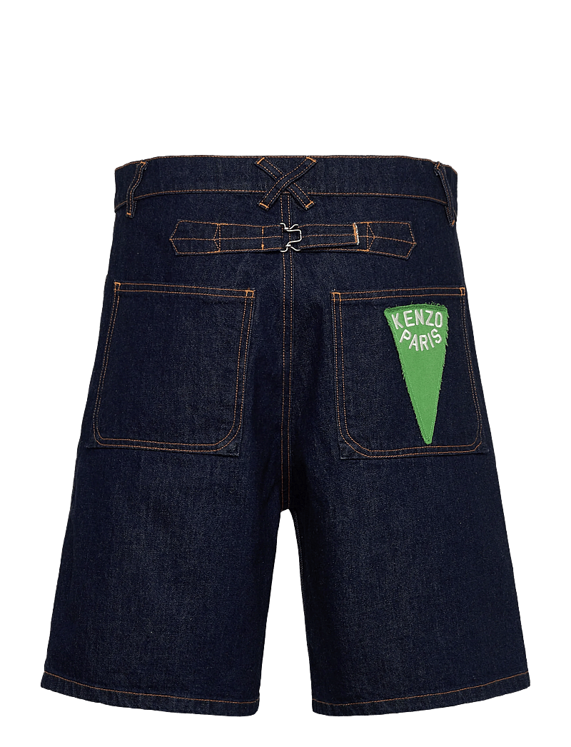 KENZO - Bermuda/short RINSE SAILOR LOOSE FIT DENIM S - denim shorts - rinse blue denim/ - 1