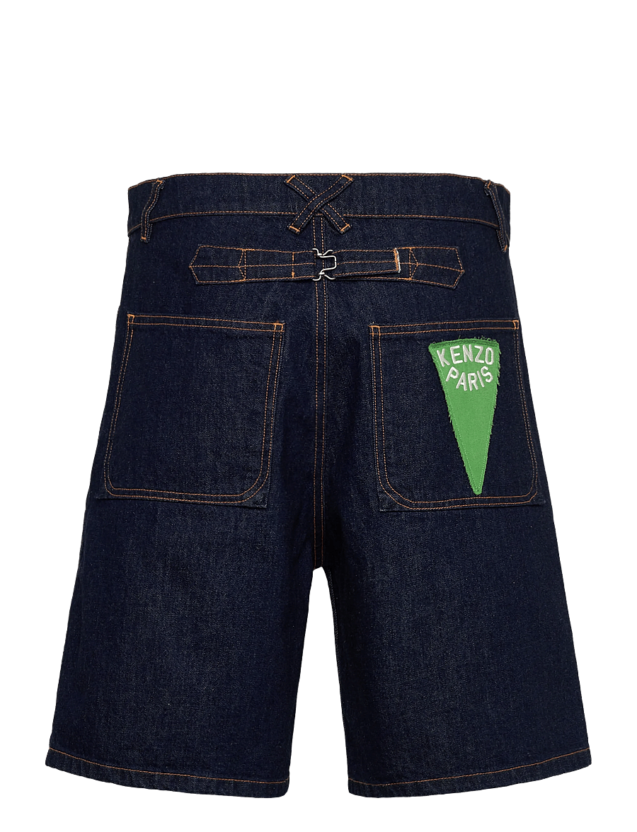 KENZO - Bermuda/short RINSE SAILOR LOOSE FIT DENIM S - lühikesed teksapüksid - rinse blue denim/ - 2