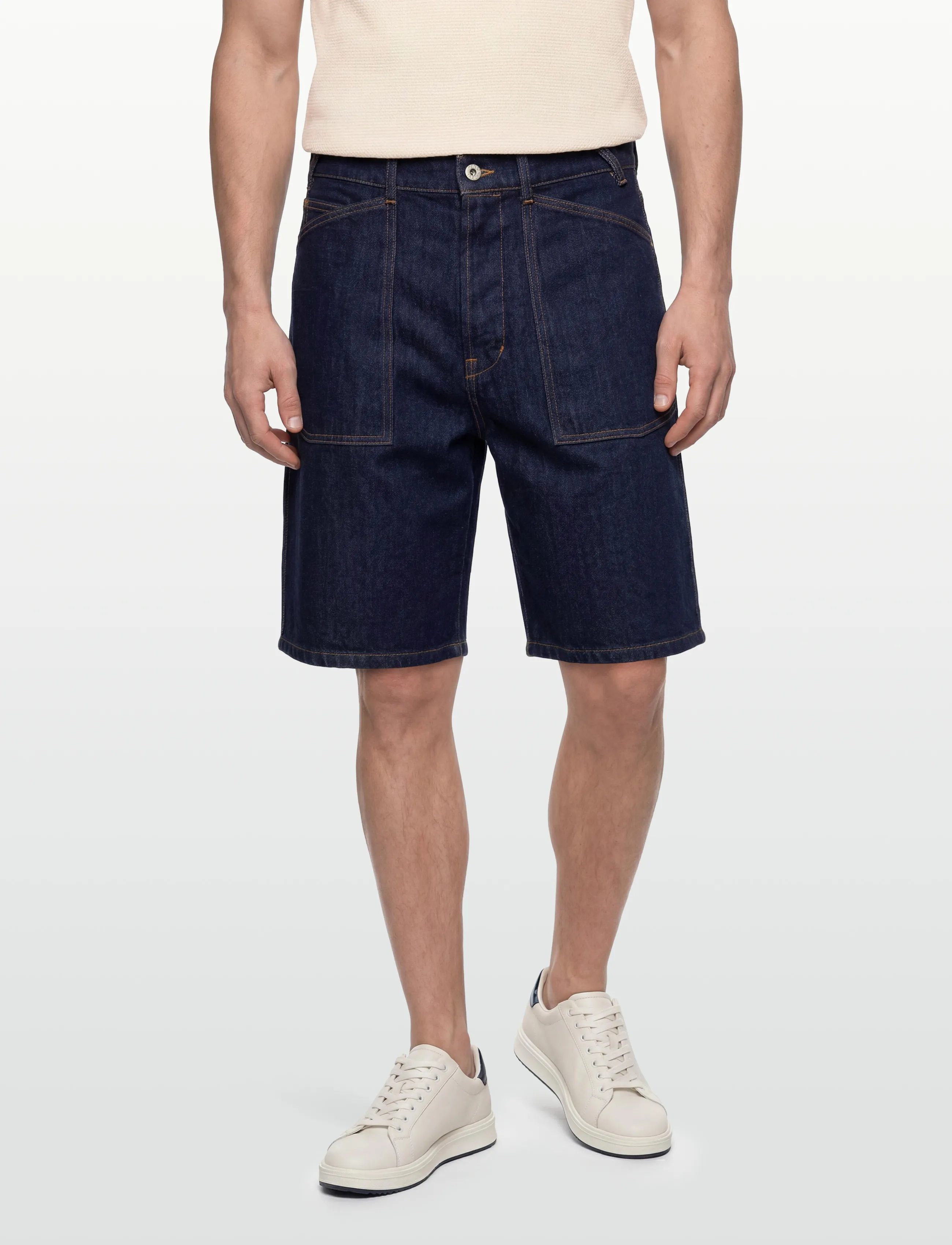 KENZO - Bermuda/short RINSE SAILOR LOOSE FIT DENIM S - denim shorts - rinse blue denim/ - 3