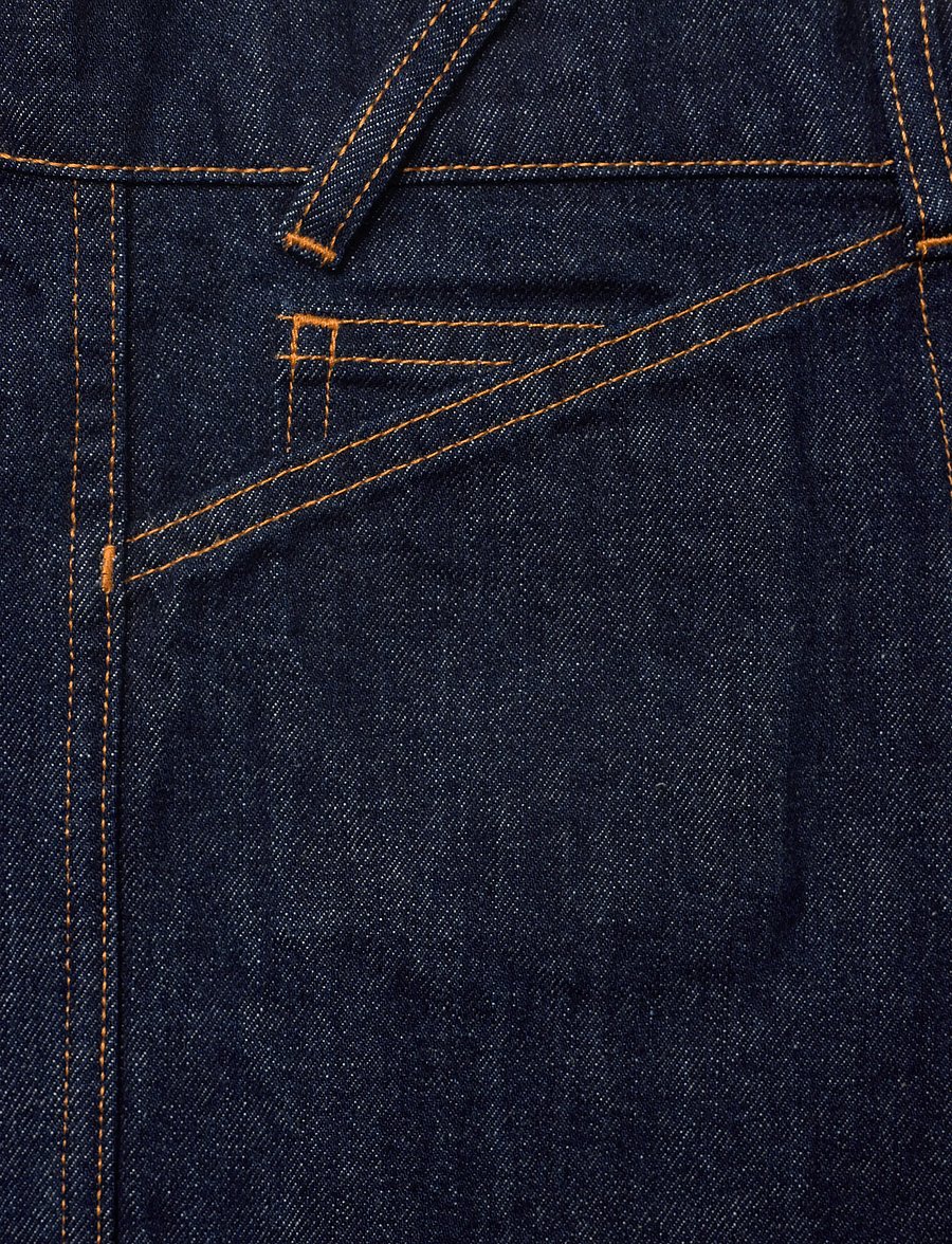 KENZO - Bermuda/short RINSE SAILOR LOOSE FIT DENIM S - lühikesed teksapüksid - rinse blue denim/ - 5