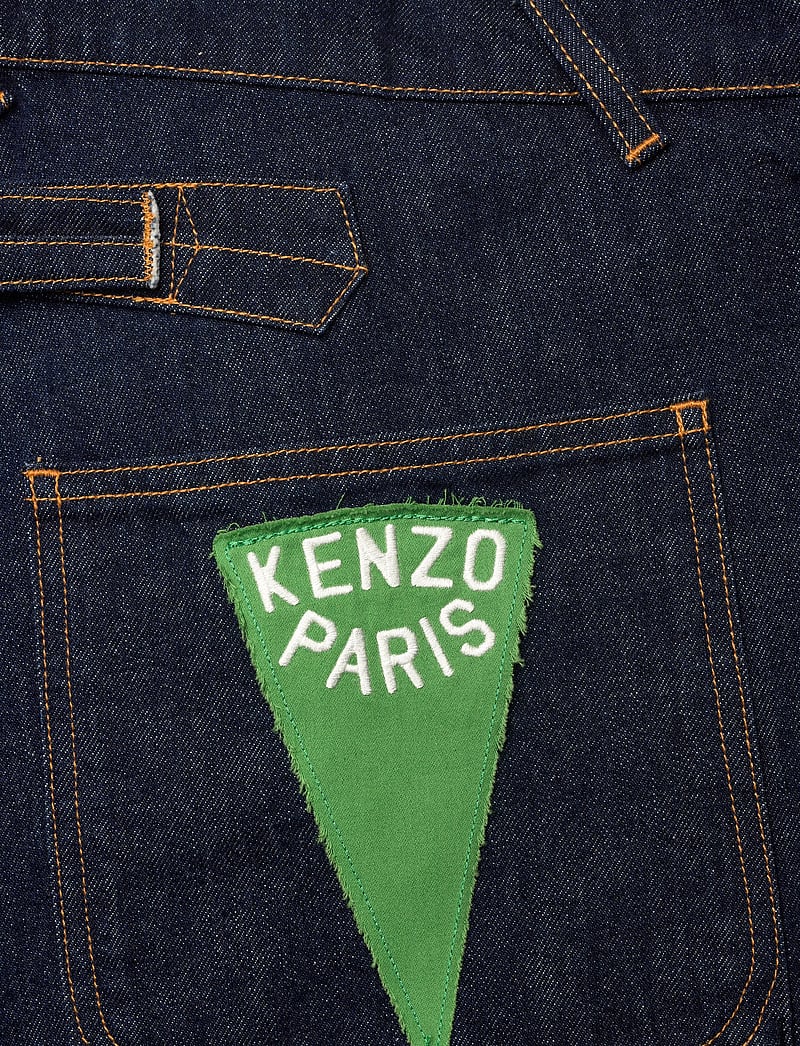 KENZO - Bermuda/short RINSE SAILOR LOOSE FIT DENIM S - denim shorts - rinse blue denim/ - 4
