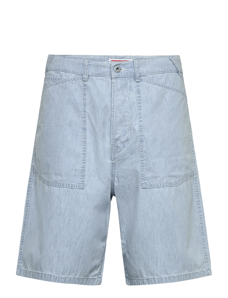 KENZO - Bermuda/short SAILOR LOOSE FIT DENIM SHORT - denim shorts - bleached blue denim/ - 1