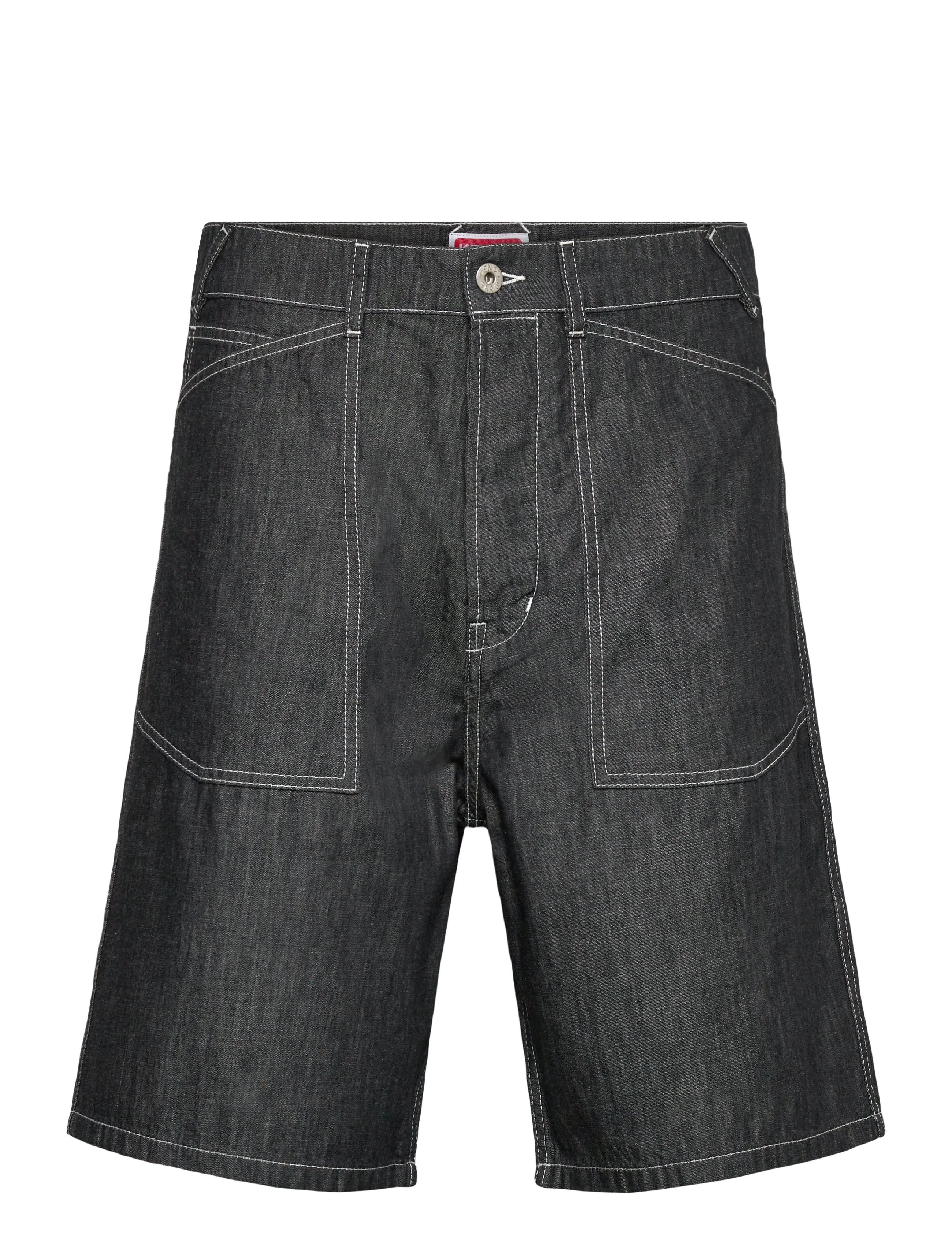 KENZO Bermuda/short SAILOR LOOSE FIT DENIM SHORT - Shorts - RINSE BLACK DENIM/ / grey