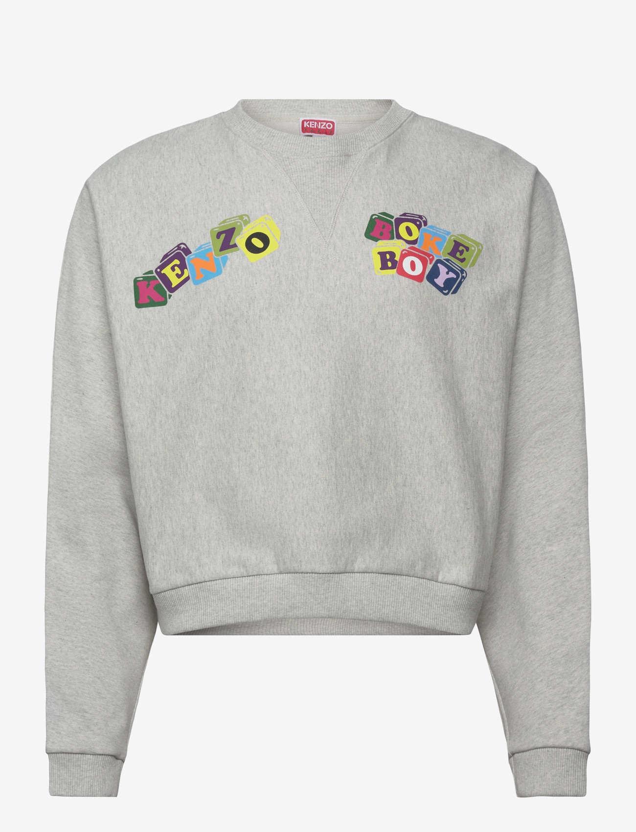 KENZO - Sweat BOKE BOY BATWING SWEATSHIRT - tøj - pale grey/ - 1
