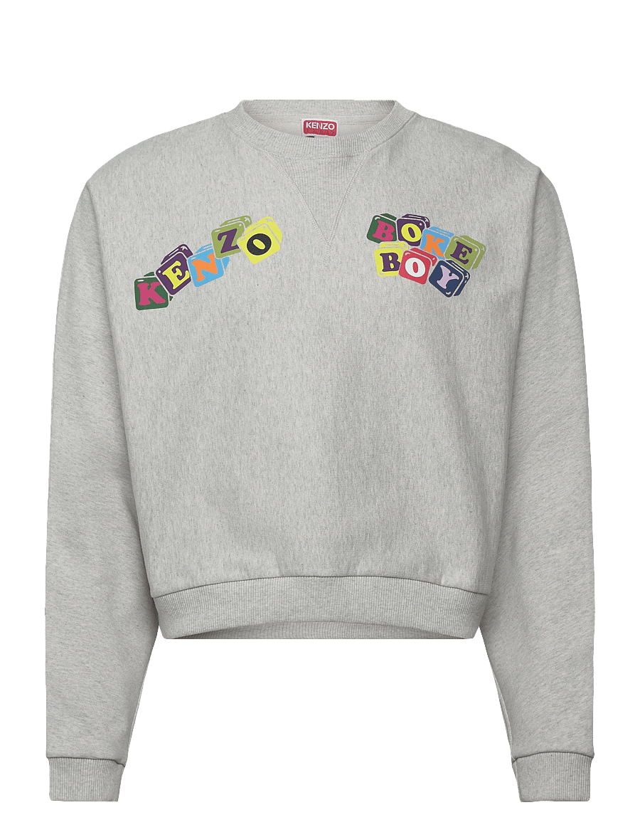KENZO - Sweat BOKE BOY BATWING SWEATSHIRT - sweatshirts - pale grey/ - 1