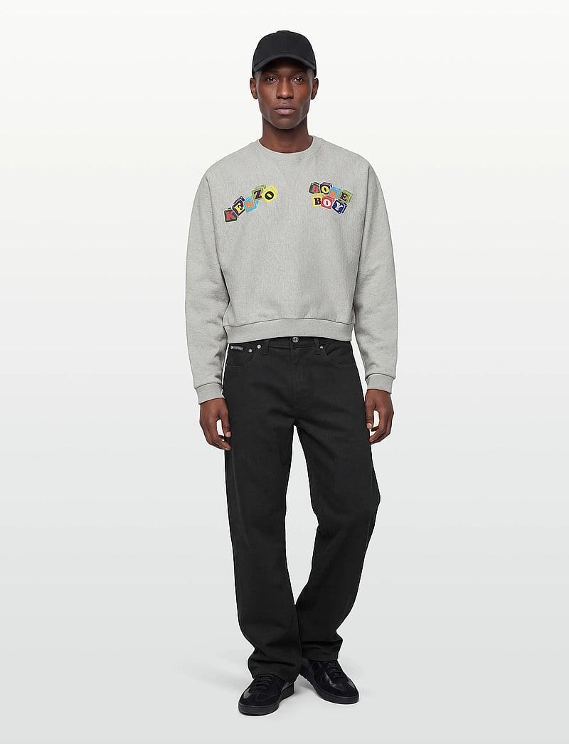 KENZO - Sweat BOKE BOY BATWING SWEATSHIRT - tøj - pale grey/ - 0