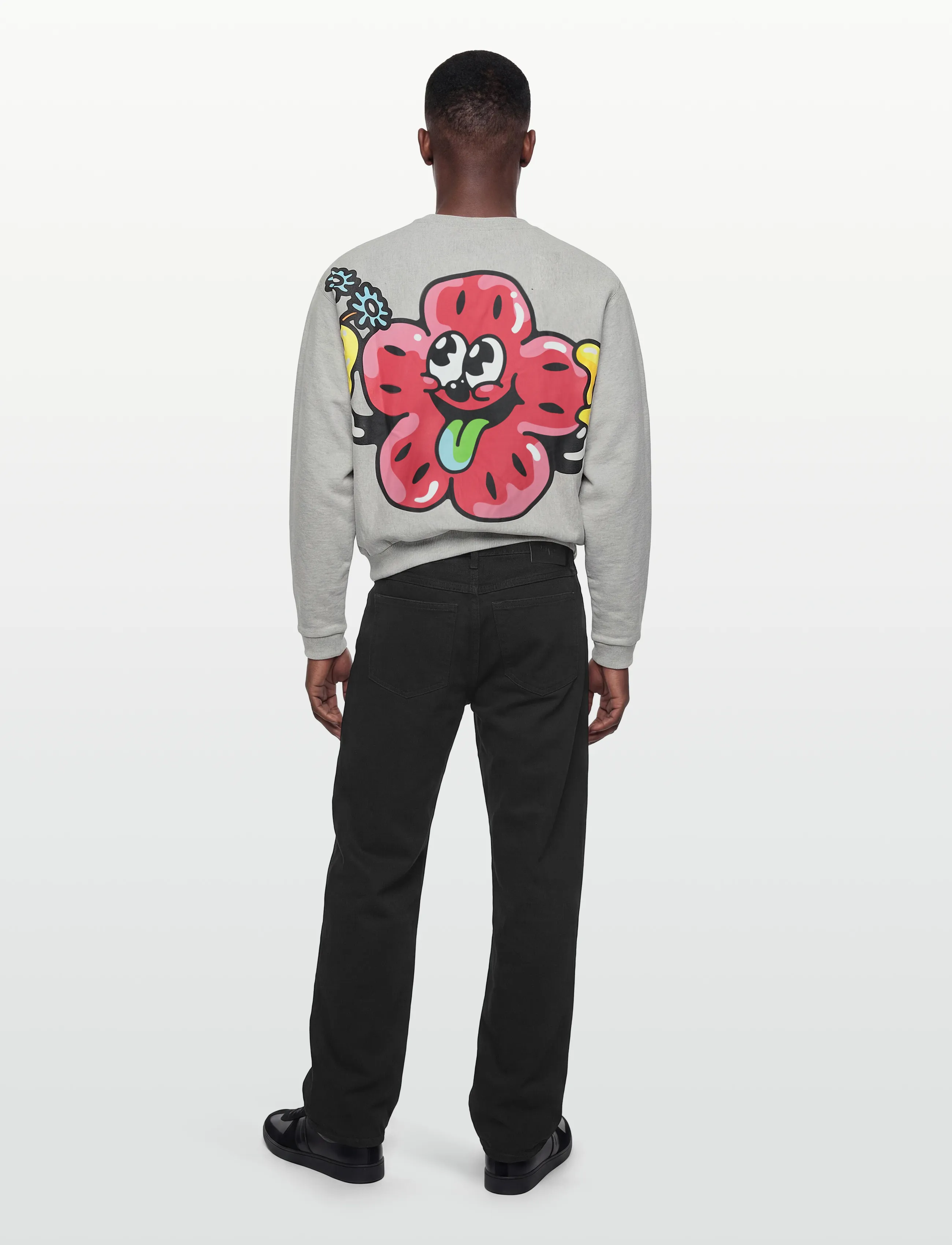 KENZO - Sweat BOKE BOY BATWING SWEATSHIRT - clothing - pale grey/ - 4