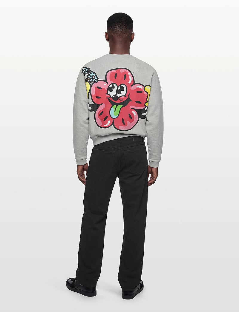 KENZO - Sweat BOKE BOY BATWING SWEATSHIRT - tøj - pale grey/ - 4