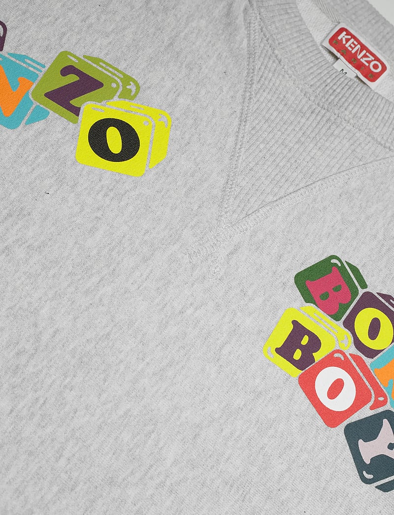 KENZO - Sweat BOKE BOY BATWING SWEATSHIRT - tøj - pale grey/ - 5