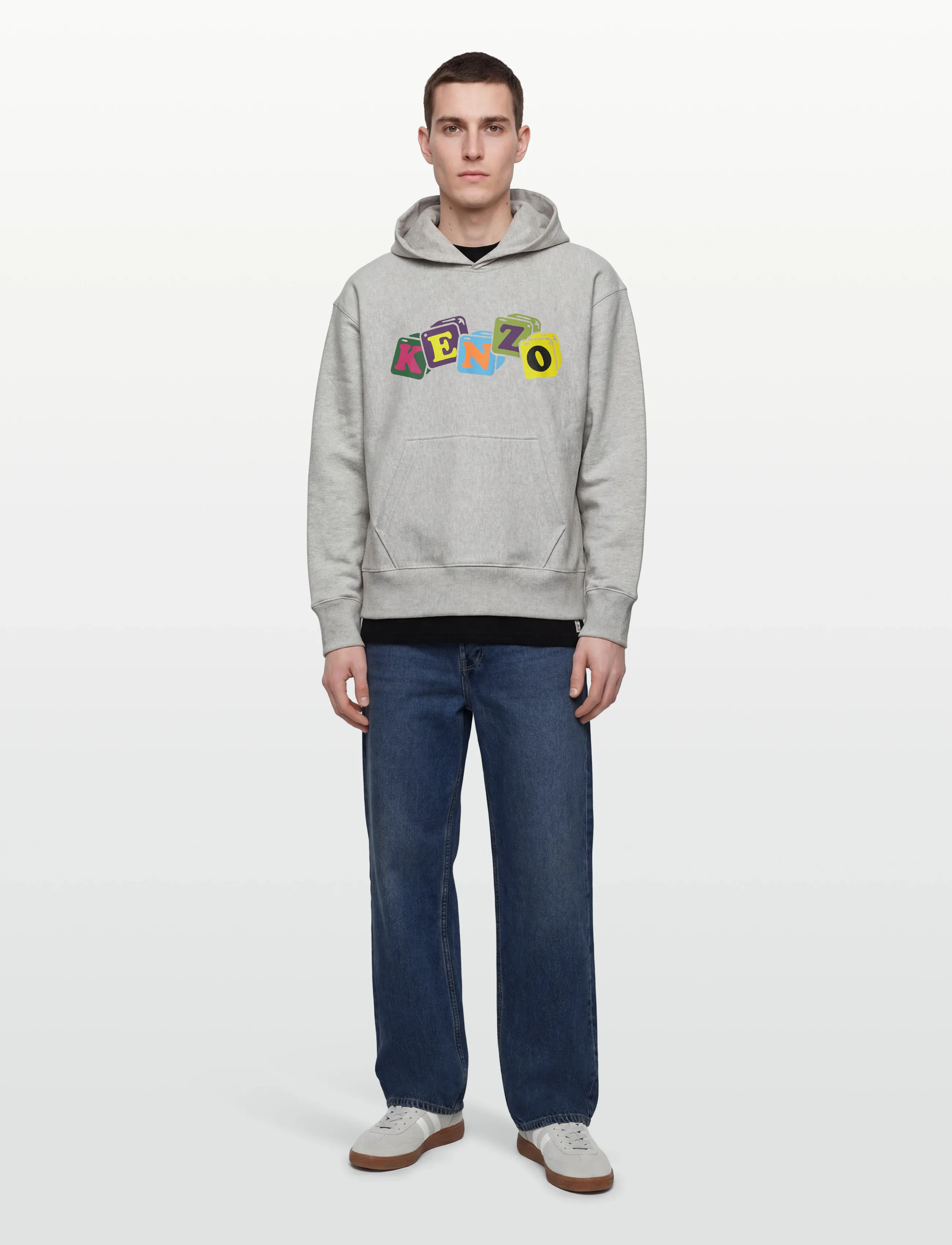 KENZO Hoodie Boke Boy Oversize Hoodie, L, Sweatshirts & Hoodies, Grau - Männerswear
