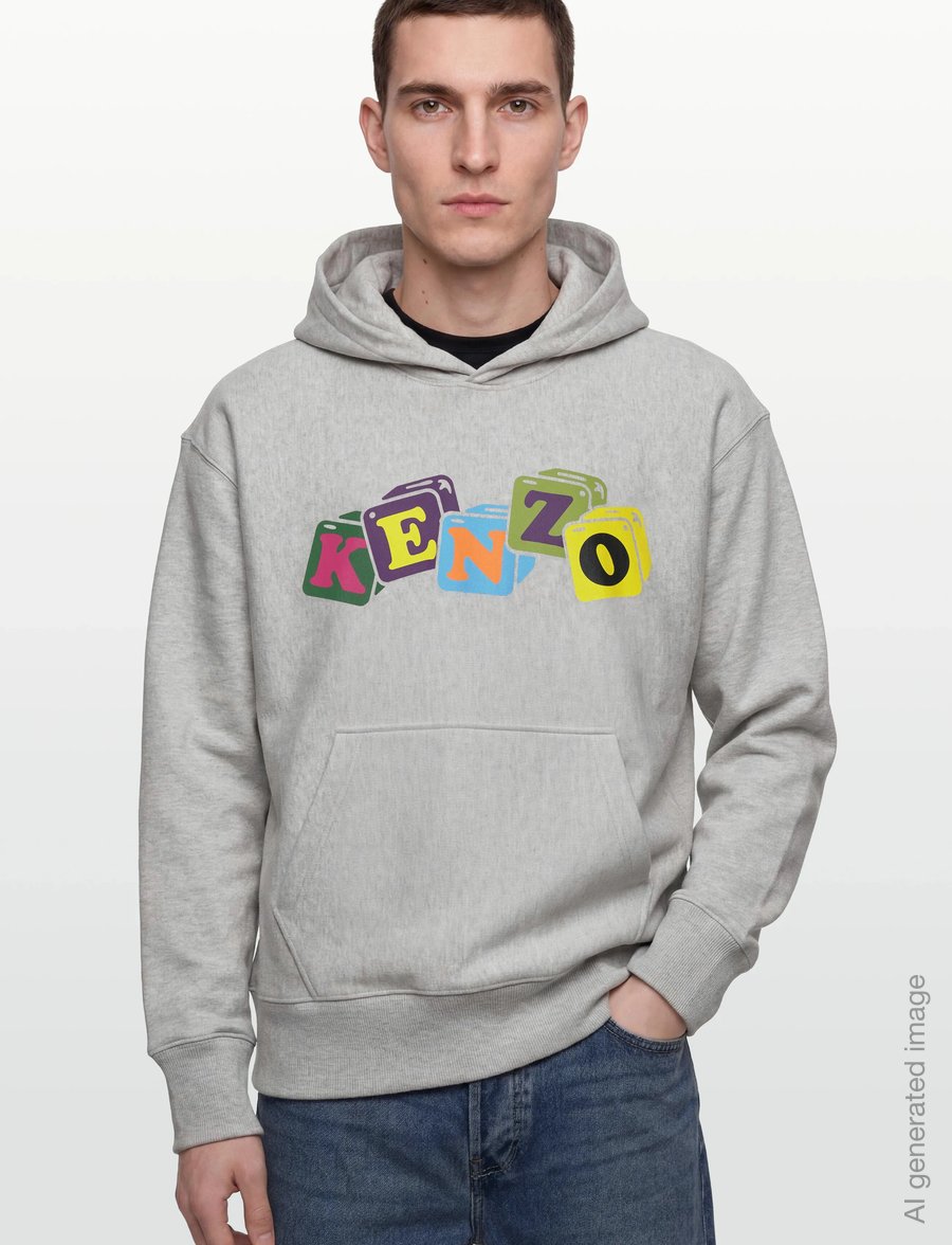 KENZO - Hoodie BOKE BOY OVERSIZE HOODIE - sweatshirts - pale grey/ - 3