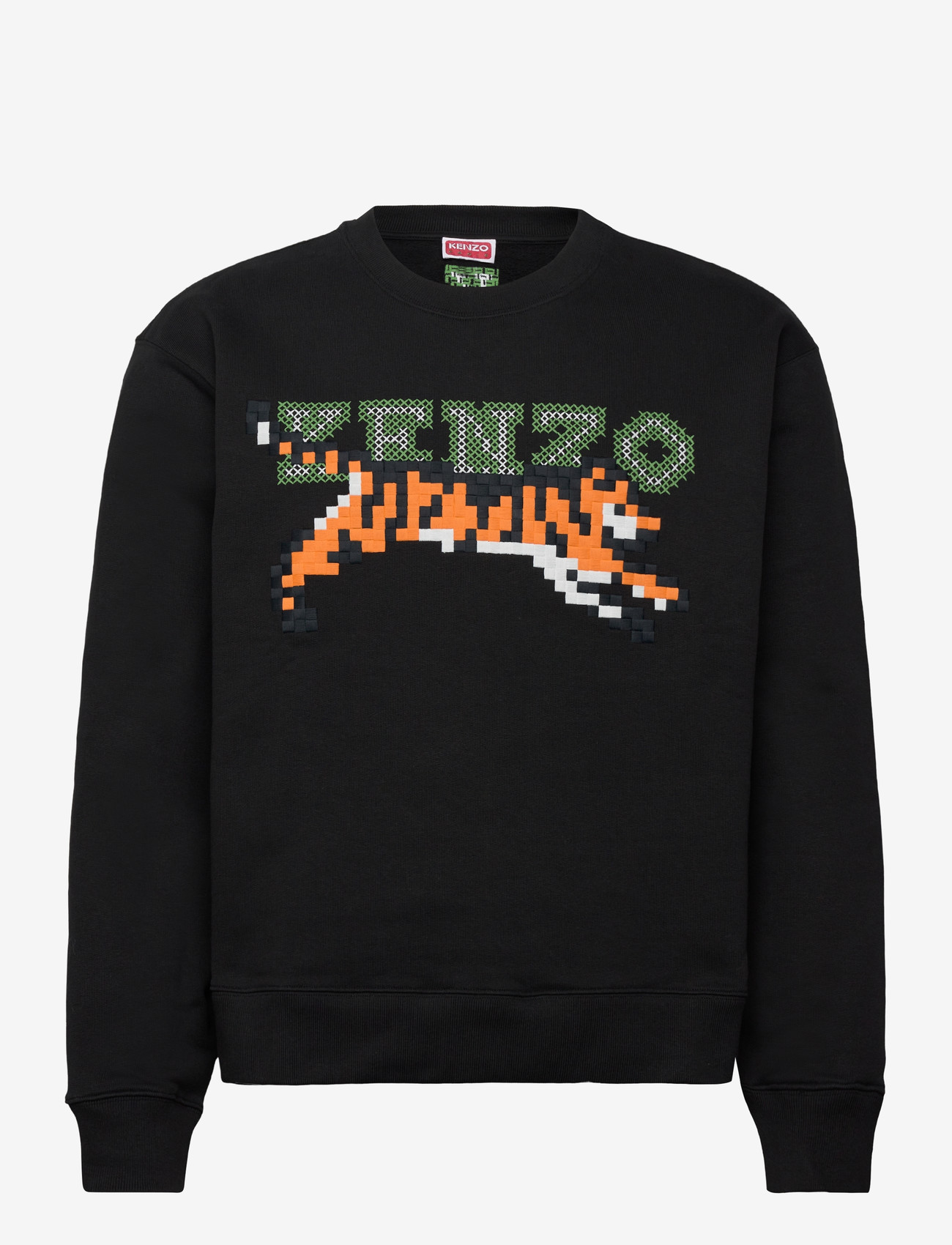 KENZO - Sweat KENZO PIXEL SWEATSHIRT - tøj - black/ - 0