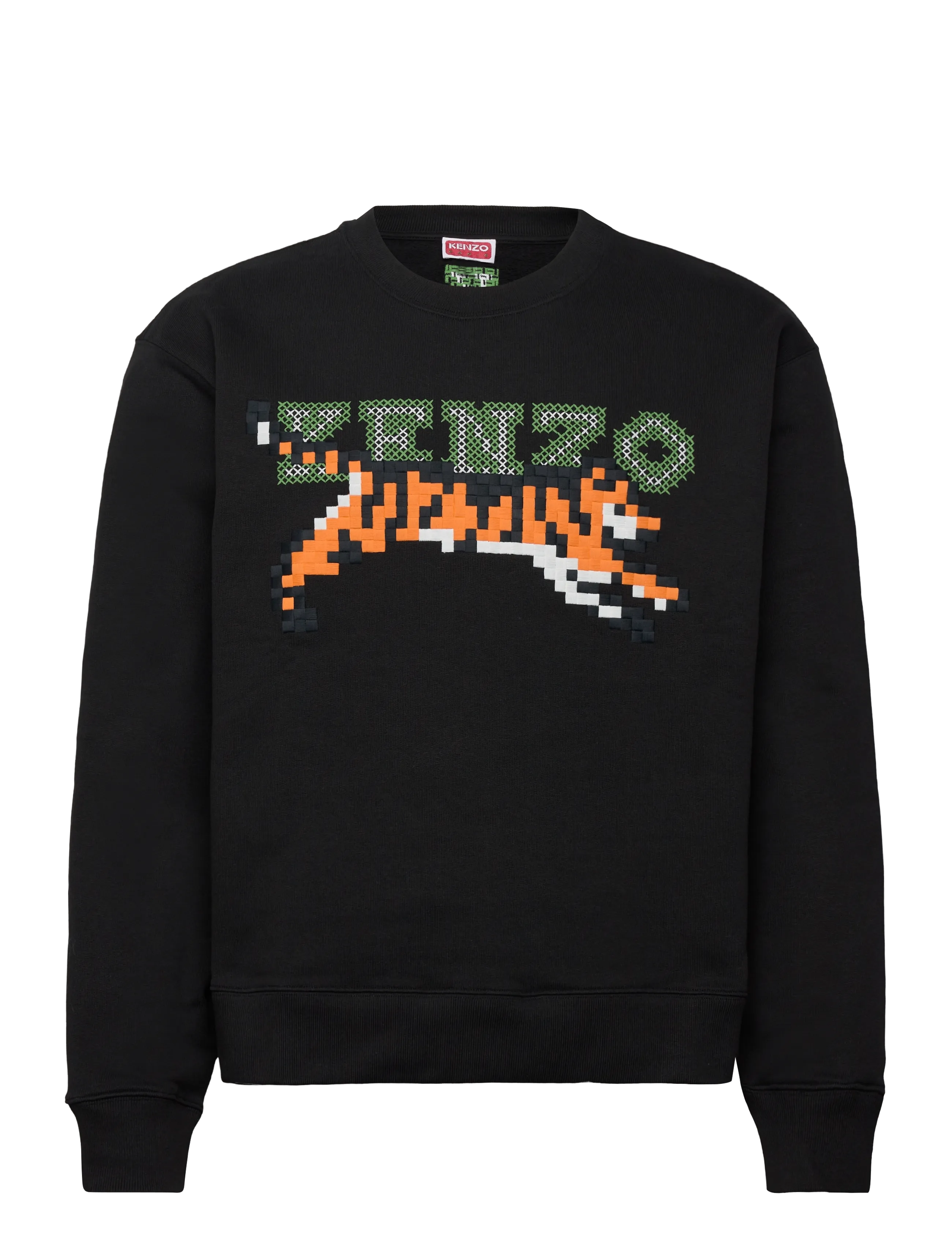 KENZO Sweat KENZO PIXEL SWEATSHIRT - Kläder - BLACK/ / black