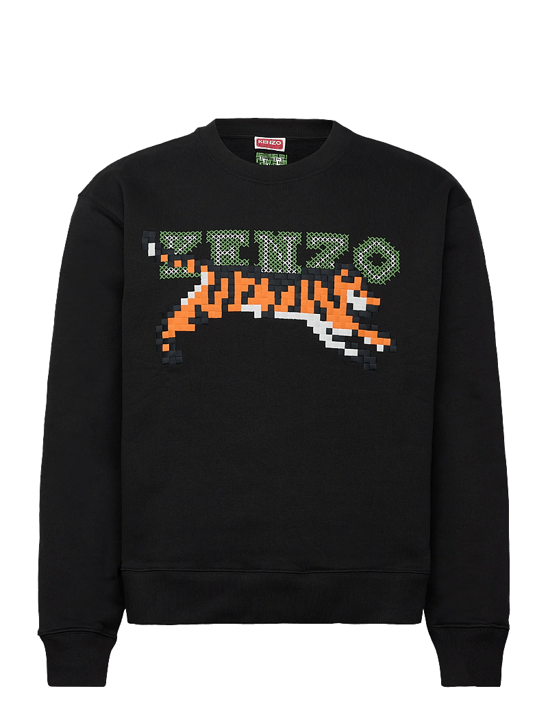 KENZO - Sweat KENZO PIXEL SWEATSHIRT - tøj - black/ - 0