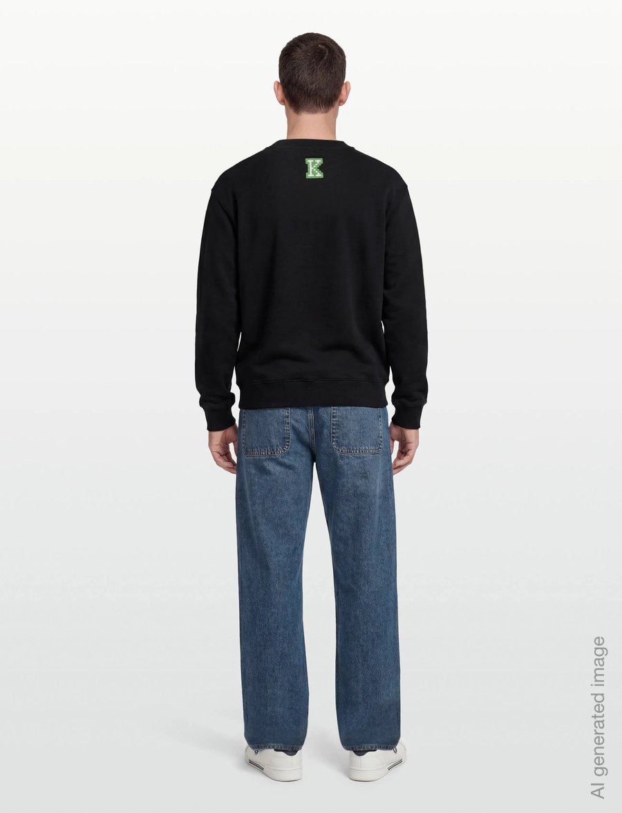 KENZO - Sweat KENZO PIXEL SWEATSHIRT - clothing - black/ - 4