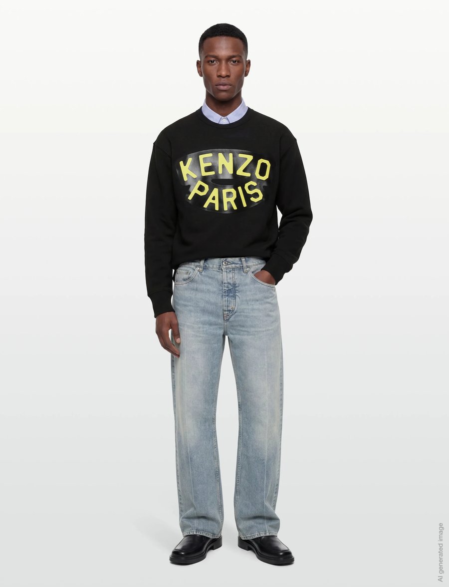 KENZO - Sweat NAUTICAL OVERSIZE SWEATSHIRT - sweatshirts - black/ - 0