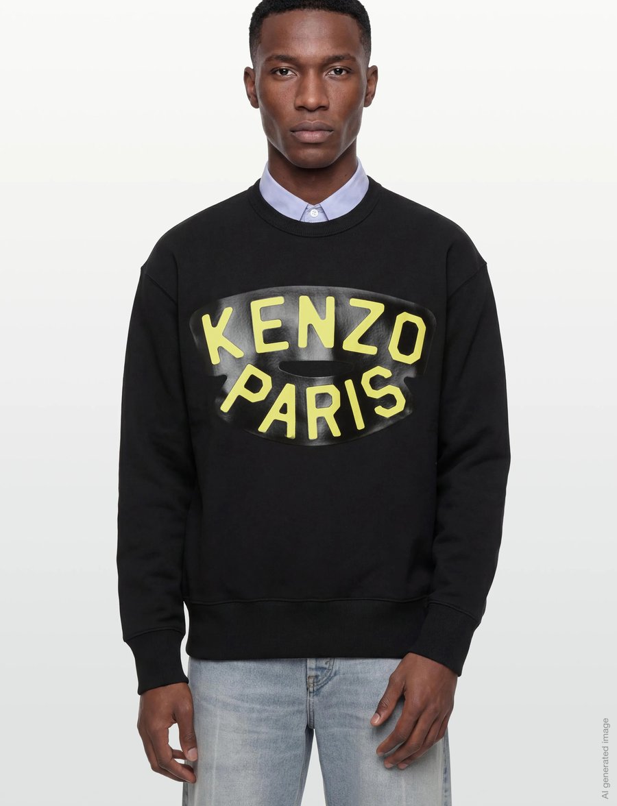 KENZO - Sweat NAUTICAL OVERSIZE SWEATSHIRT - sweatshirts - black/ - 3