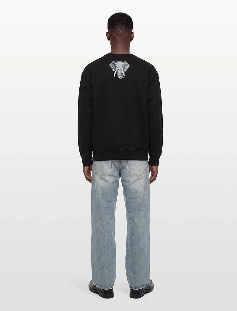 KENZO - Sweat NAUTICAL OVERSIZE SWEATSHIRT - kleidung - black/ - 4