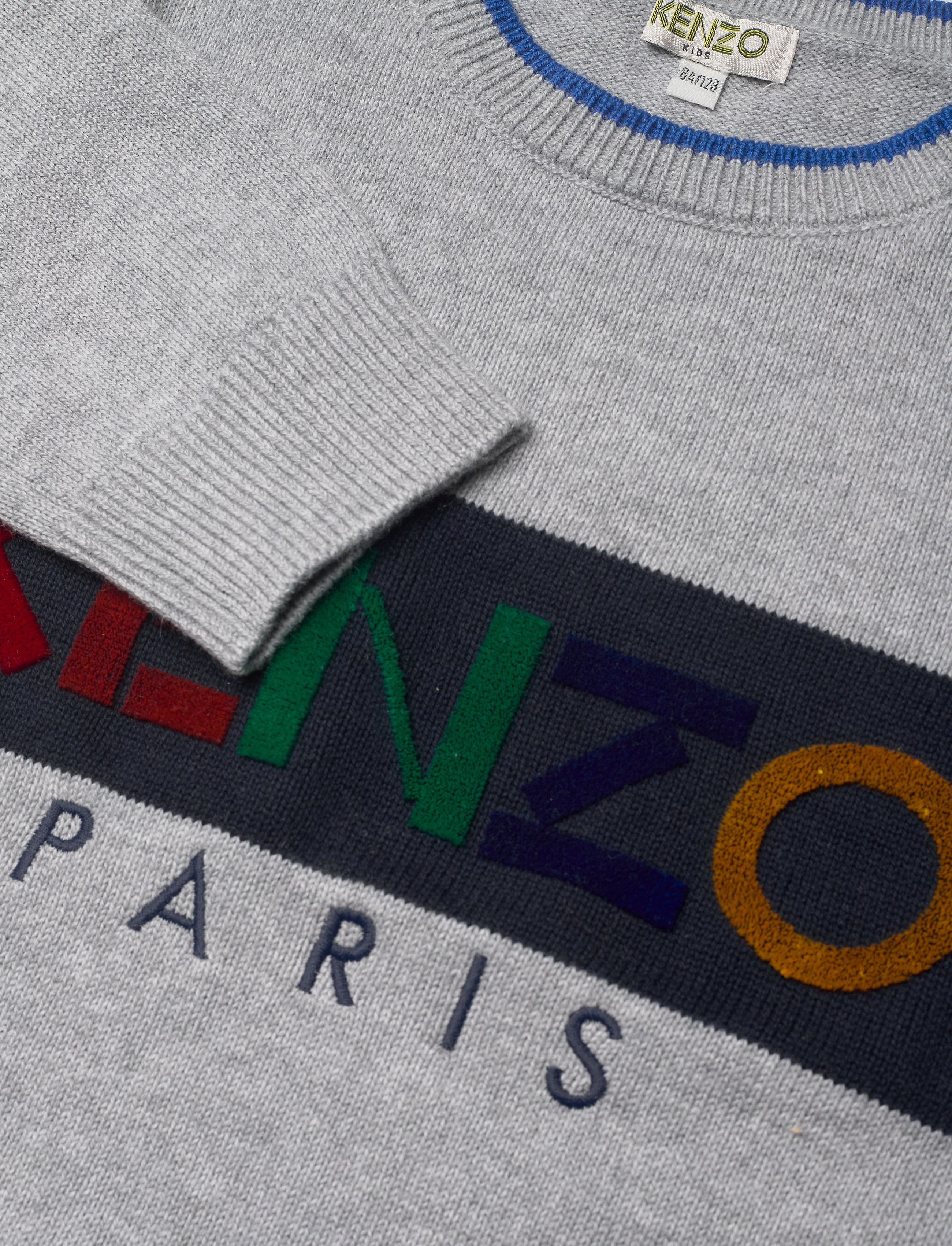 Kenzo - PULLOVER - grey chine - 2