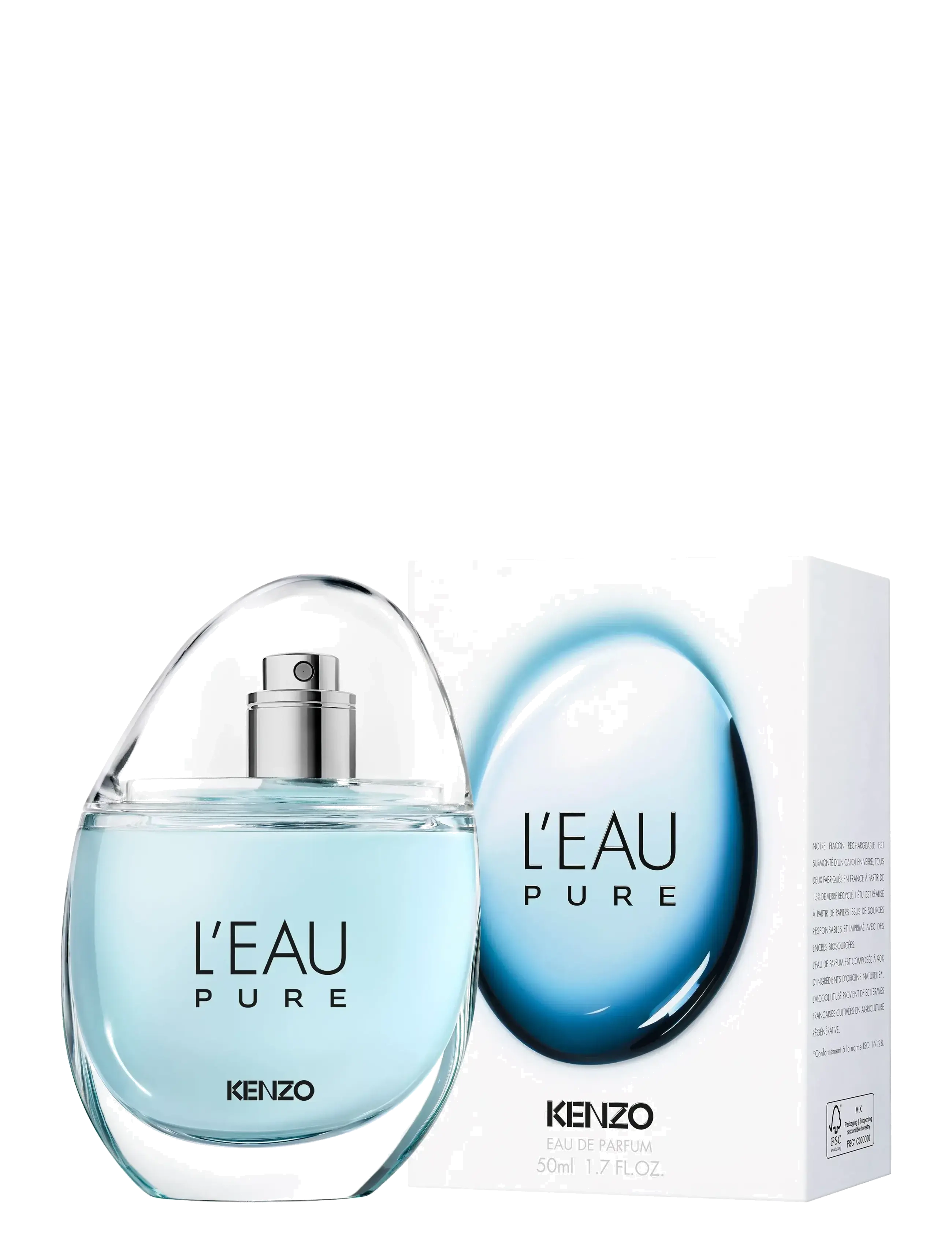 Kenzo Fragrance - L´eau Pure Eau de Parfum - bliv klar til date night - clear - 1