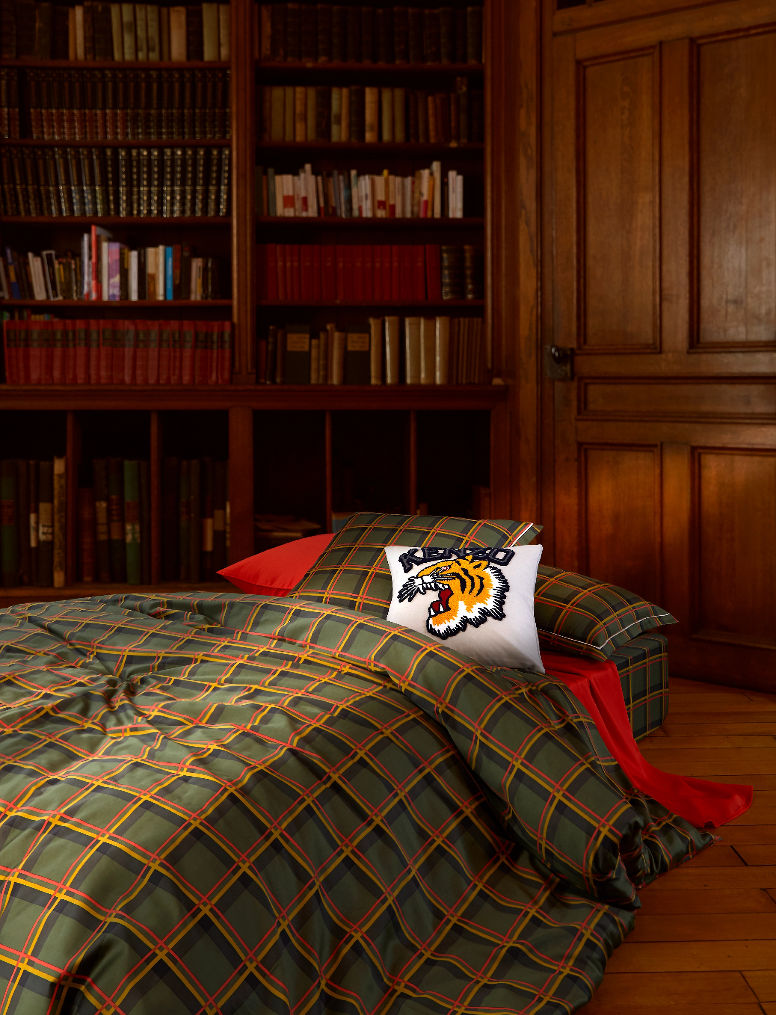 Kenzo Home Klan Duvet Cover, 200X200 cm, Green, Sengetekstiler > Dynebetræk, Unisex