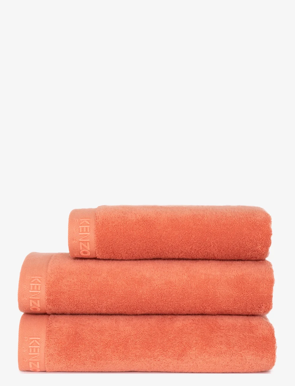 Kenzo Home - KZICONIC Bath sheet - badetücher - abricot - 1