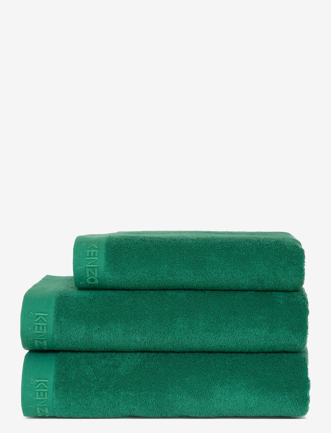 Kenzo Home - KZICONIC Guest towel - laveste priser - gazon - 1