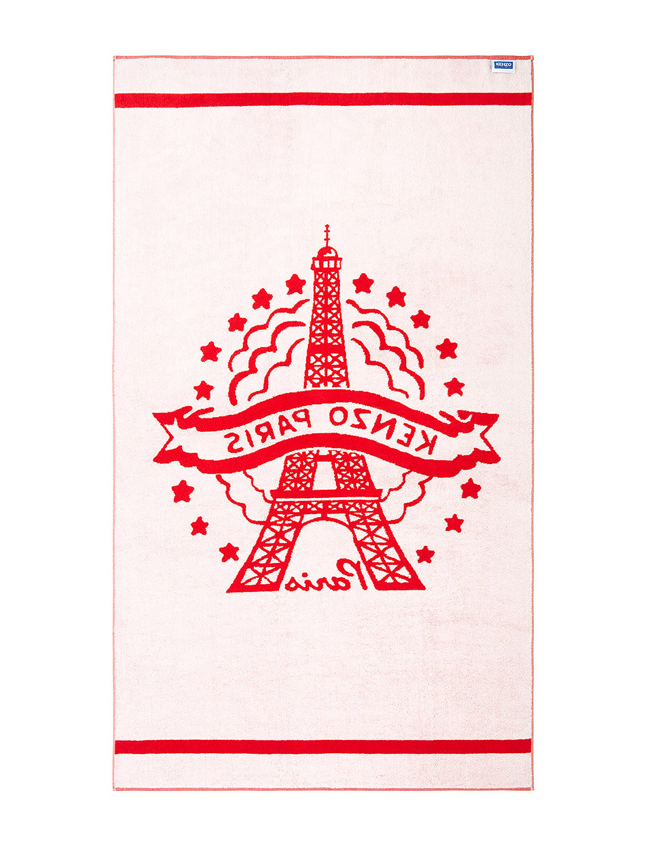 Kenzo Home - KEIFFEL Beach towel - vannitoa tekstiilid - rouge - 1