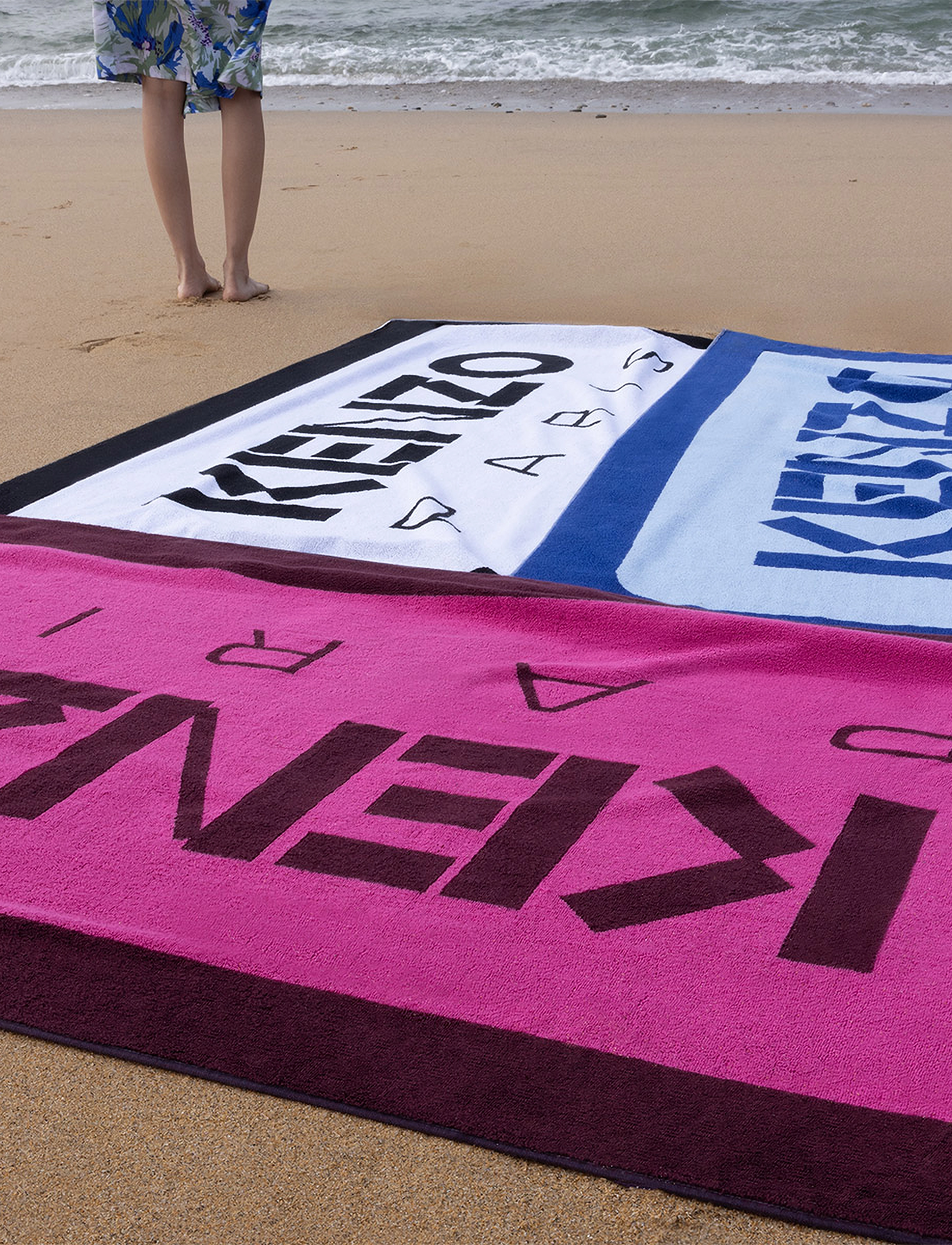 Kenzo Home Klabel Beach Towel, 90X160 cm, Towels & Bath Towels, Schwarz - Frauen