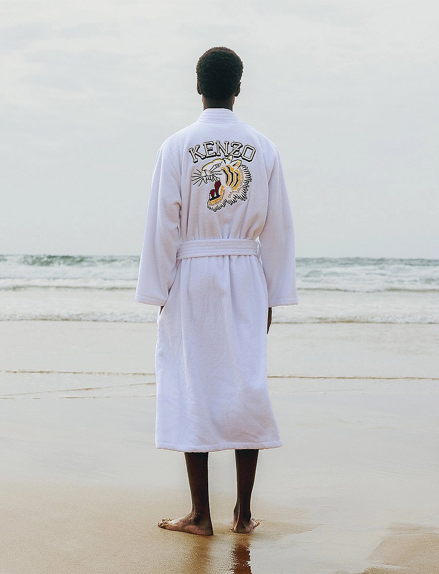 Kenzo Home - KVTIGER Bath robe - alltags-style - whiteh - 0