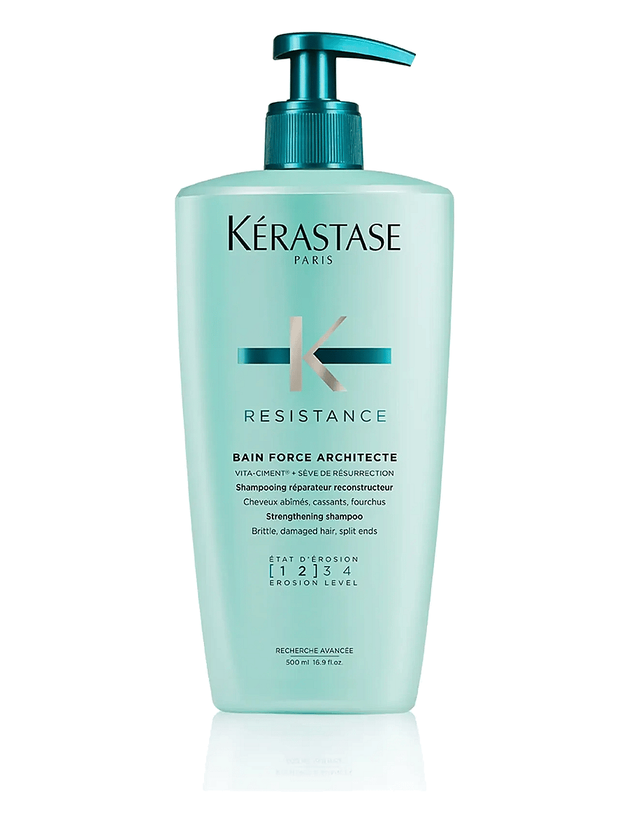 Kérastase - Kérastase Resistance Bain Force Architecte Shampoo 500 ml - shampoo - clear - 0