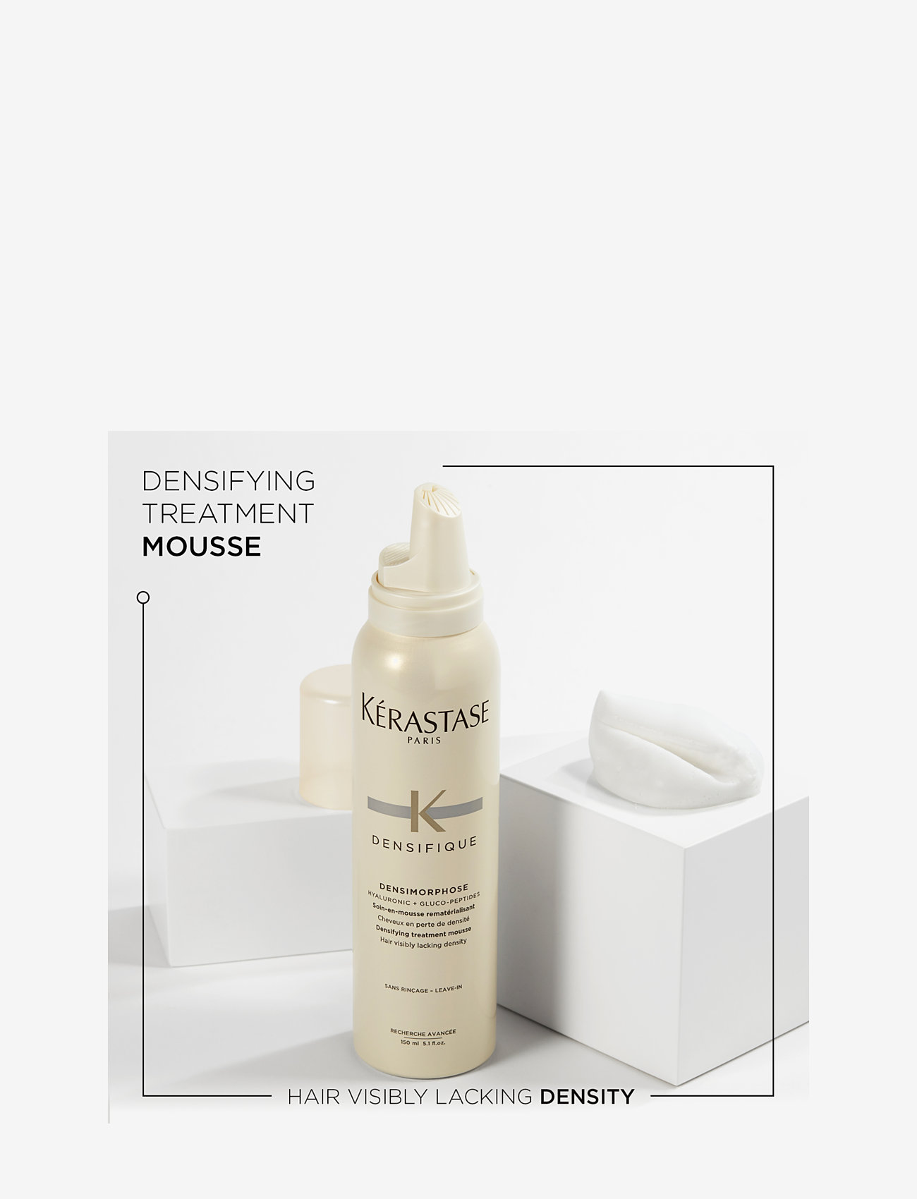 Kérastase - Kérastase Densifique Densimorphose Hair mousse 150 ml - hårmousse - no colour - 1