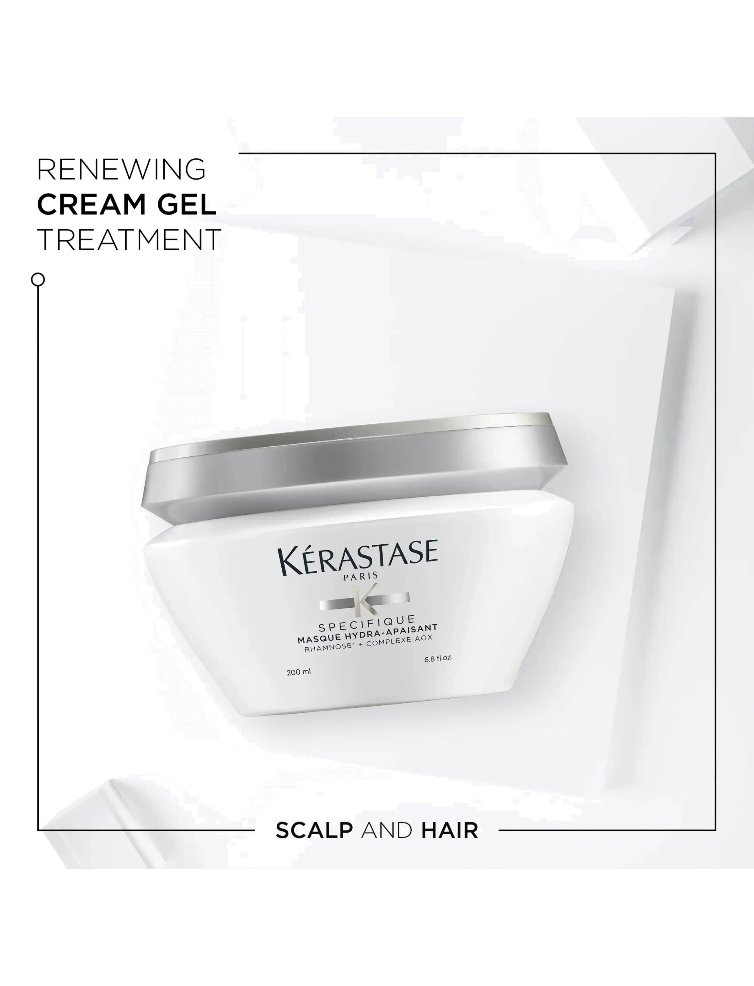 Kérastase - Kérastase Specifique Mask Hydra Apaisant Hair & Scalp Mask 200 ml - hårkur - clear - 1