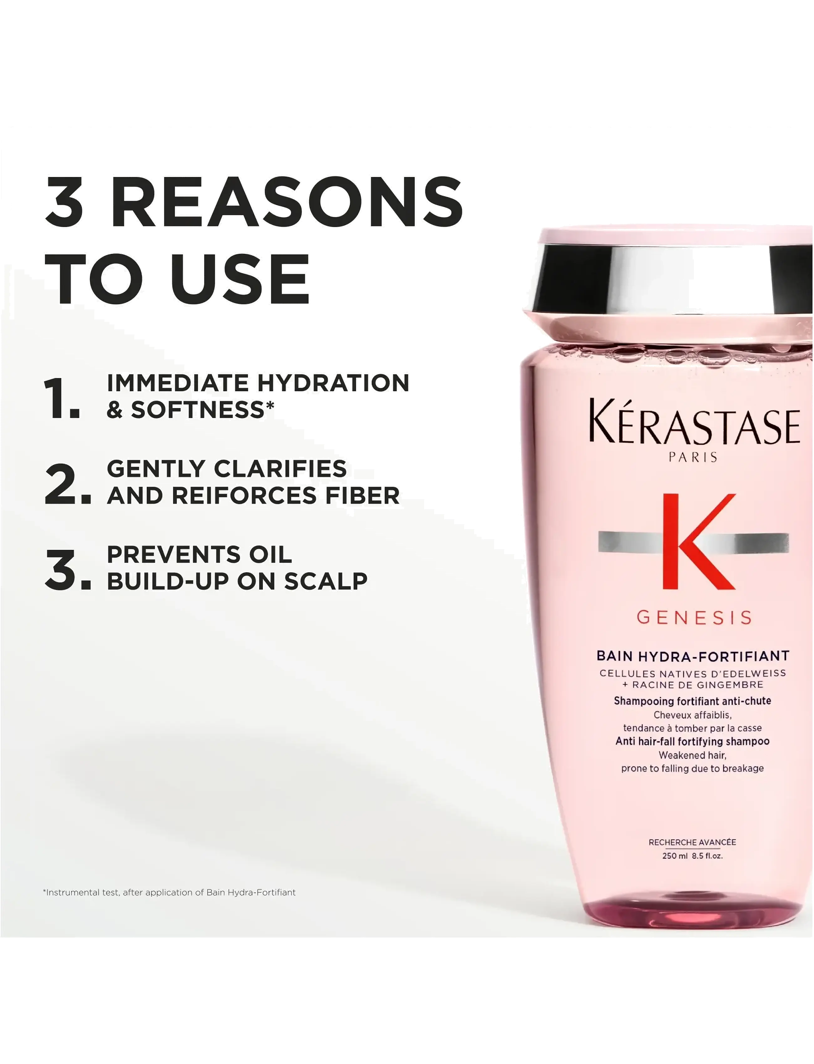 Kérastase - Kérastase Genesis Bain Hydra-Fortifiant 250 ml - shampoo - no colour - 2